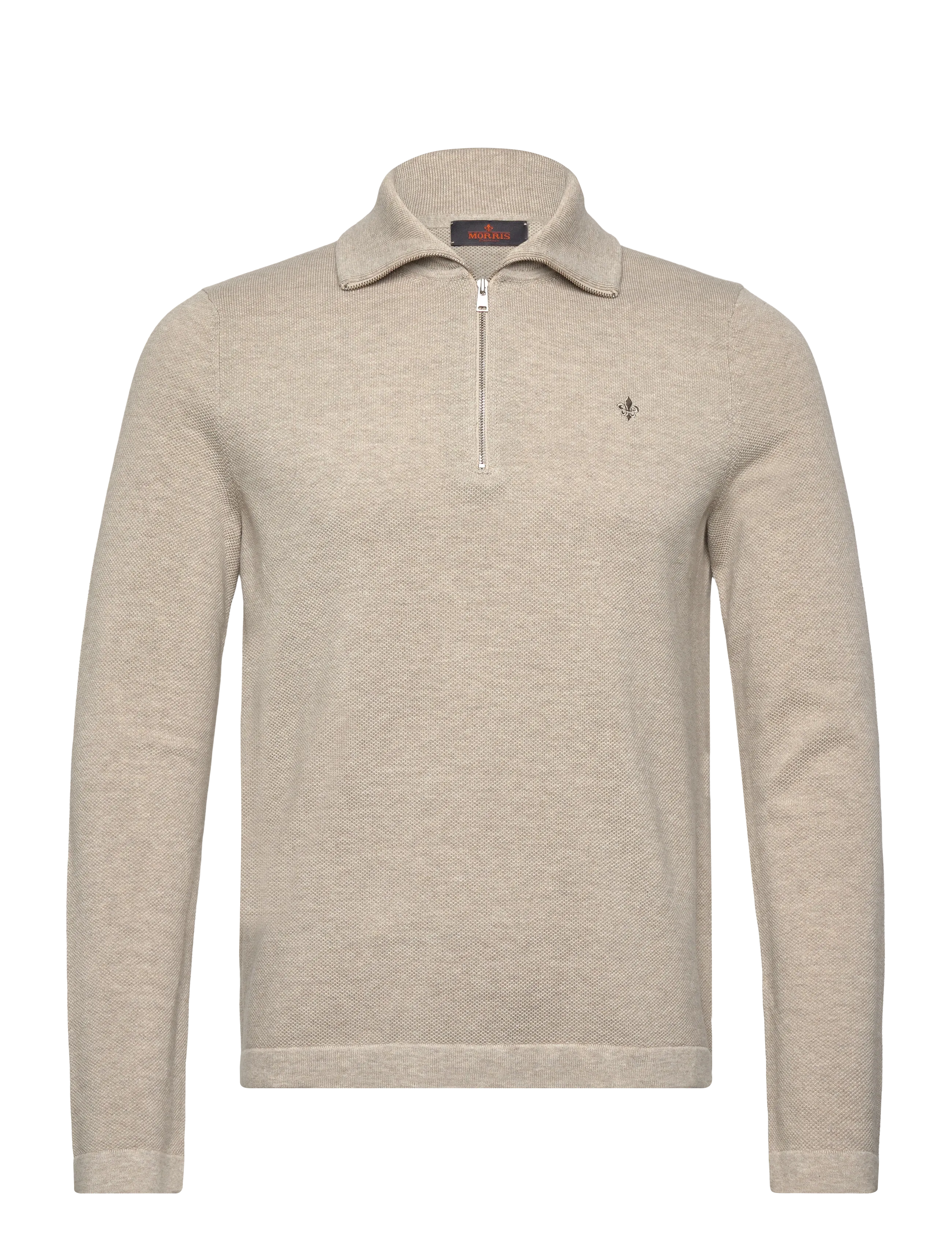 Morris Jake Half Zip - Kleidung - KHAKI / beige