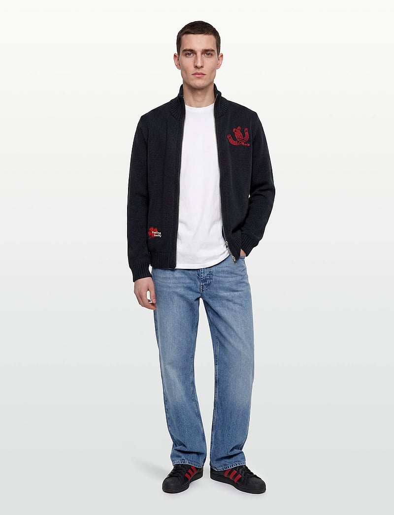 Morris - Wynnstan Zip Jacket - leichte jacken - navy - 0