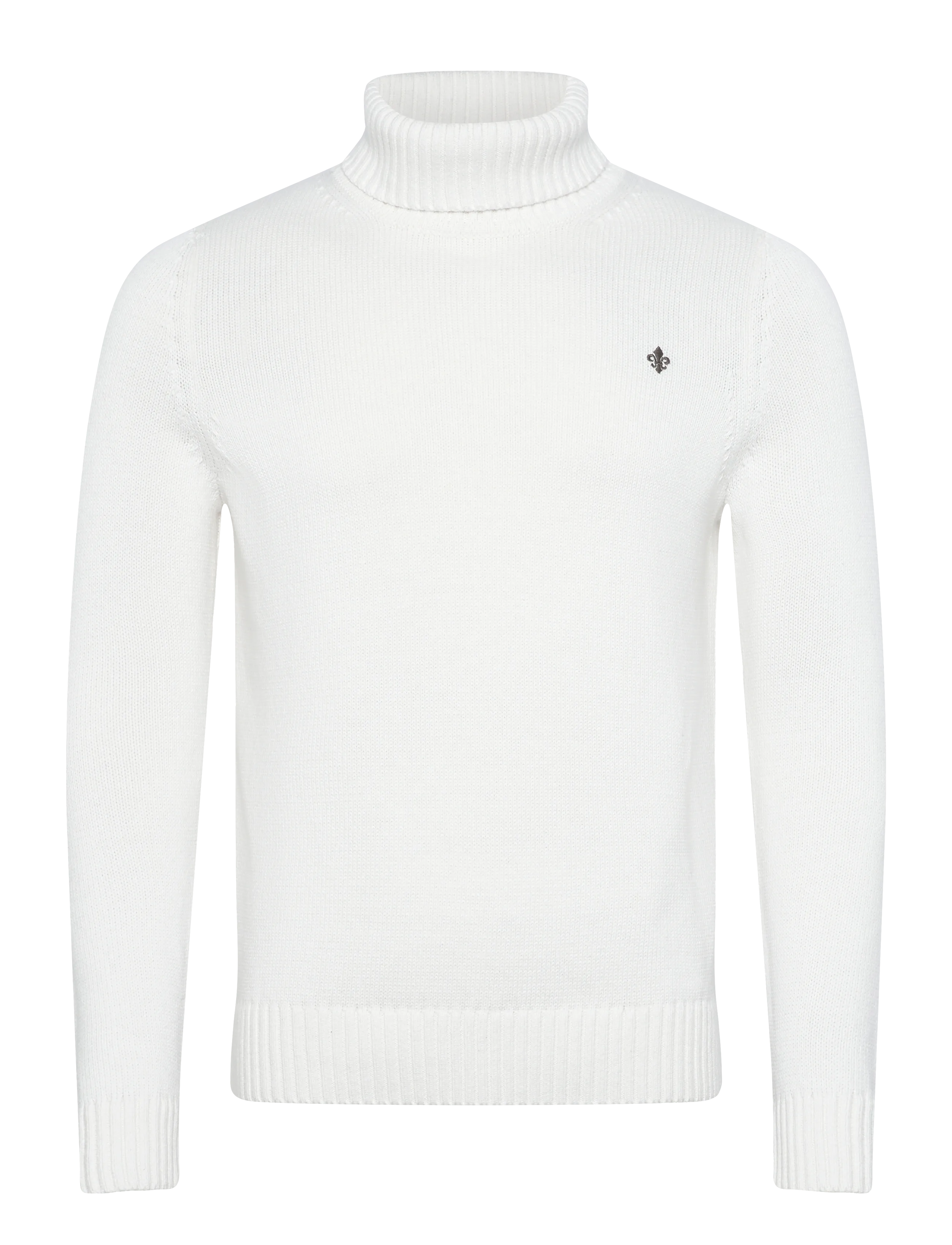 Morris Howard Roller Neck - Preppy - OFF WHITE / white