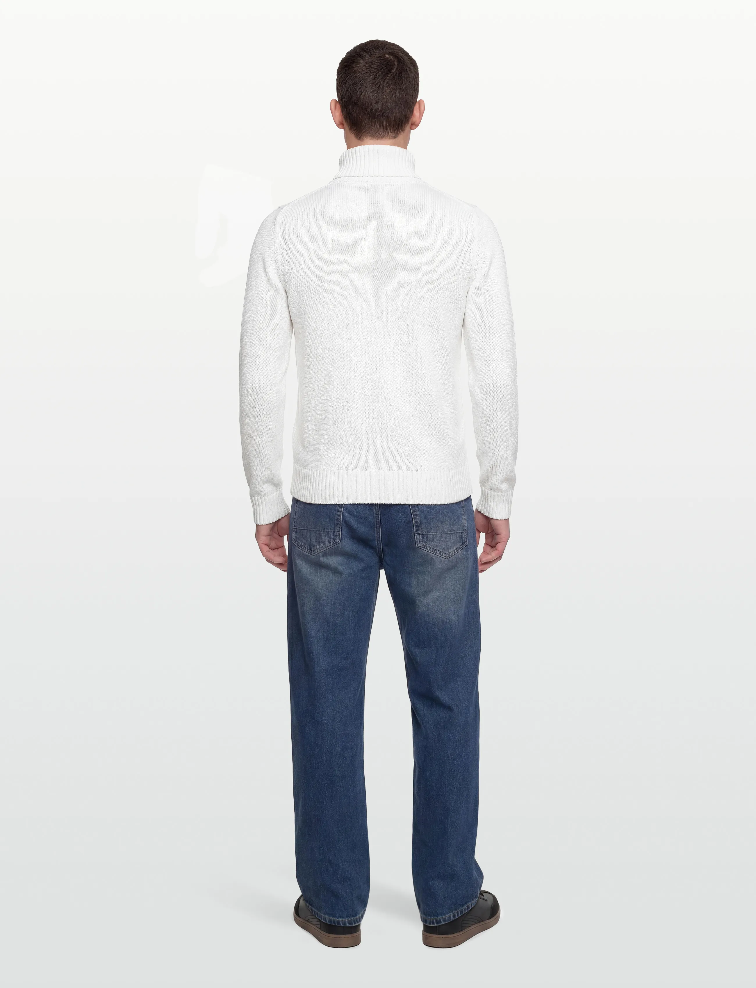 Morris - Howard Roller Neck - golfy - off white - 4