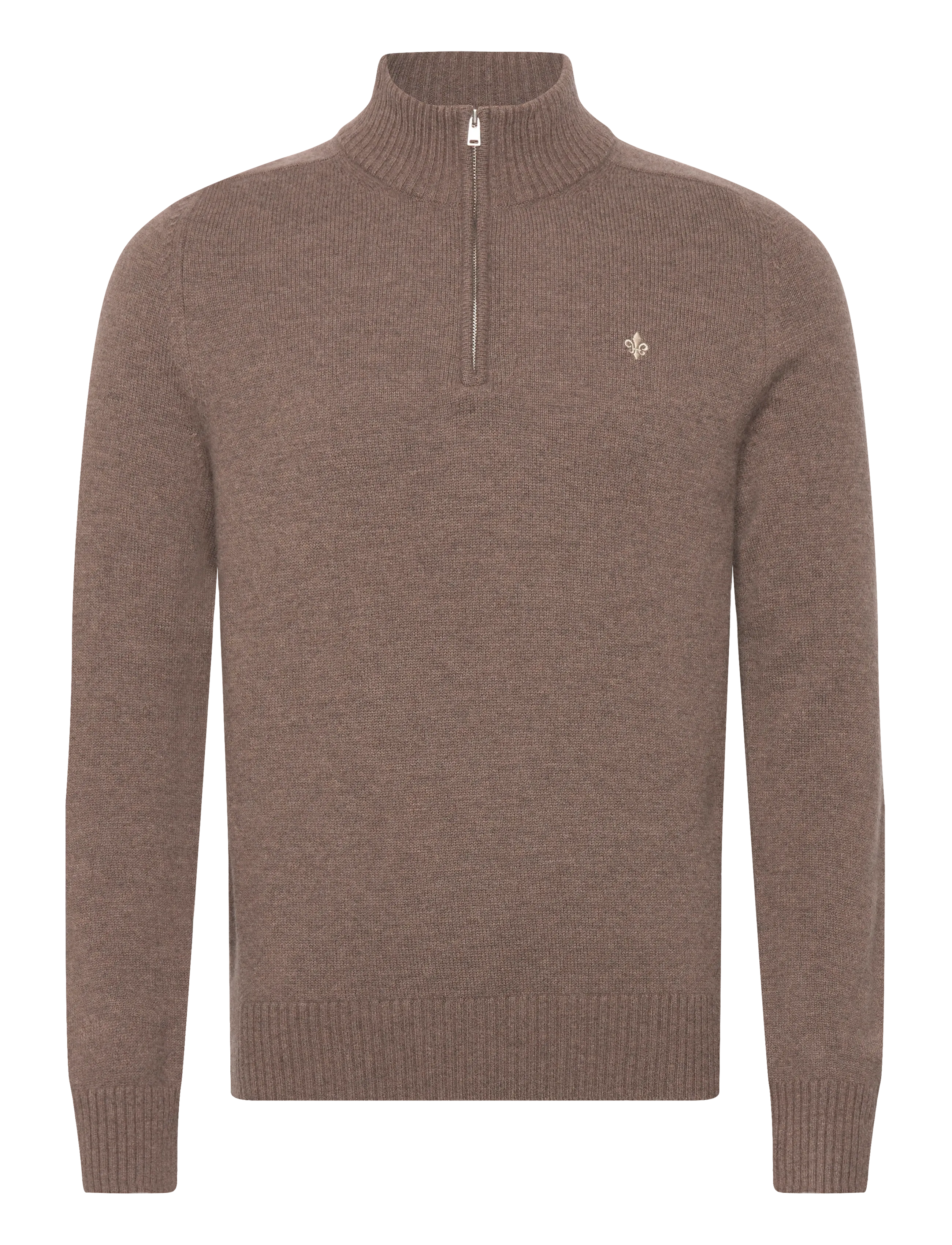Morris - New Hertford Half Zip - men - brown - 1