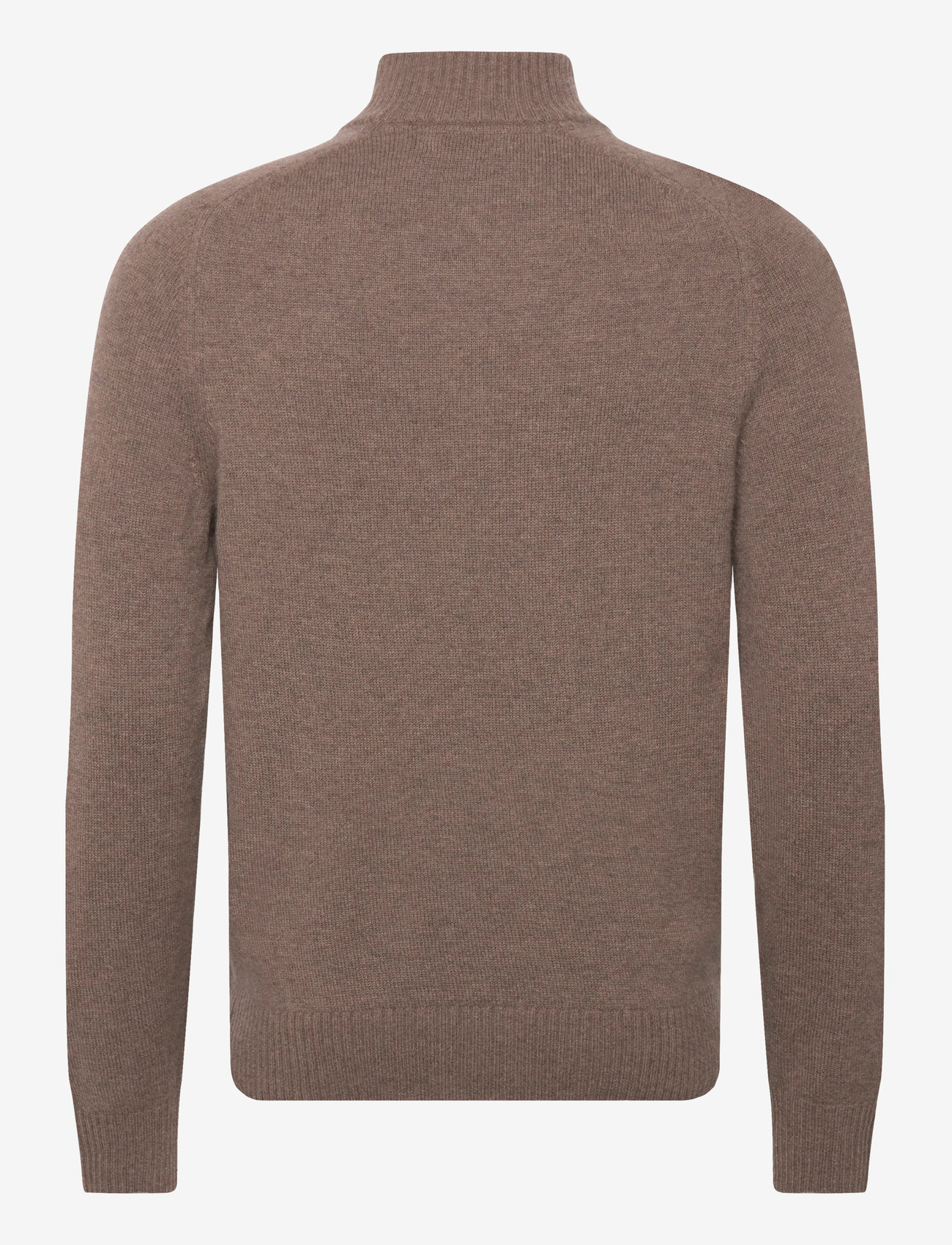 Morris - New Hertford Half Zip - tõmblukk-kaelusega džemprid - brown - 2
