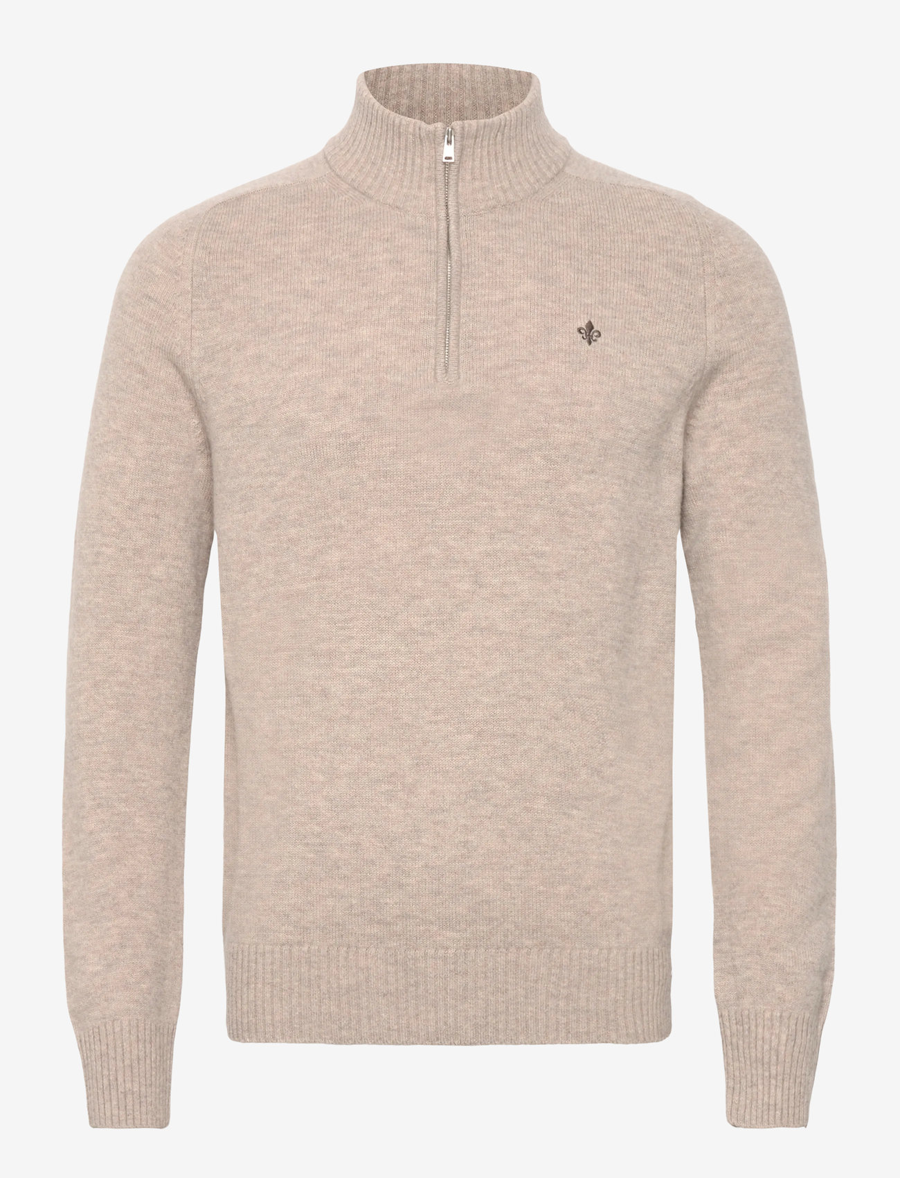 Morris New Hertford Half Zip - Megztiniai - KHAKI / beige