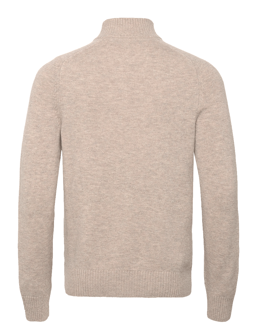 Morris - New Hertford Half Zip - pullover mit halbem reißverschluss - khaki - 2