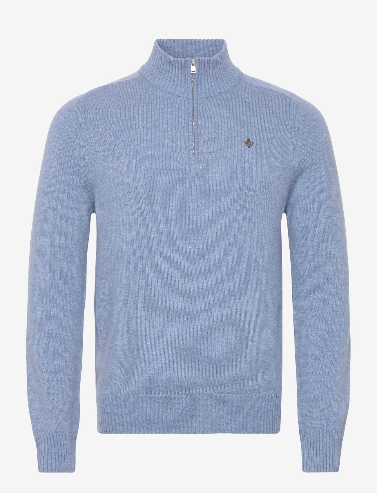 Morris - New Hertford Half Zip - swetry zapinane do połowy - light blue - 1
