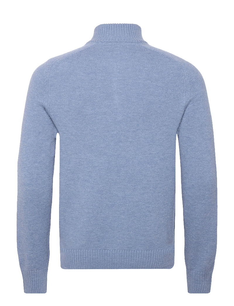 Morris - New Hertford Half Zip - swetry zapinane do połowy - light blue - 2