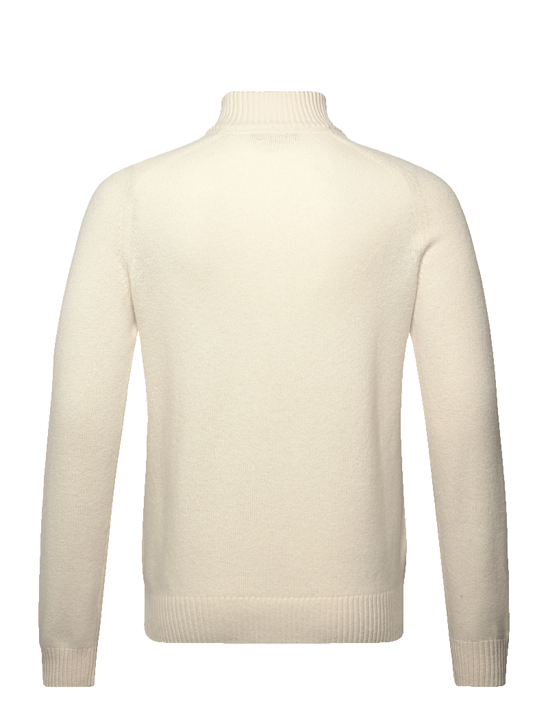 Morris - New Hertford Half Zip - half zip-tröjor - off white - 2