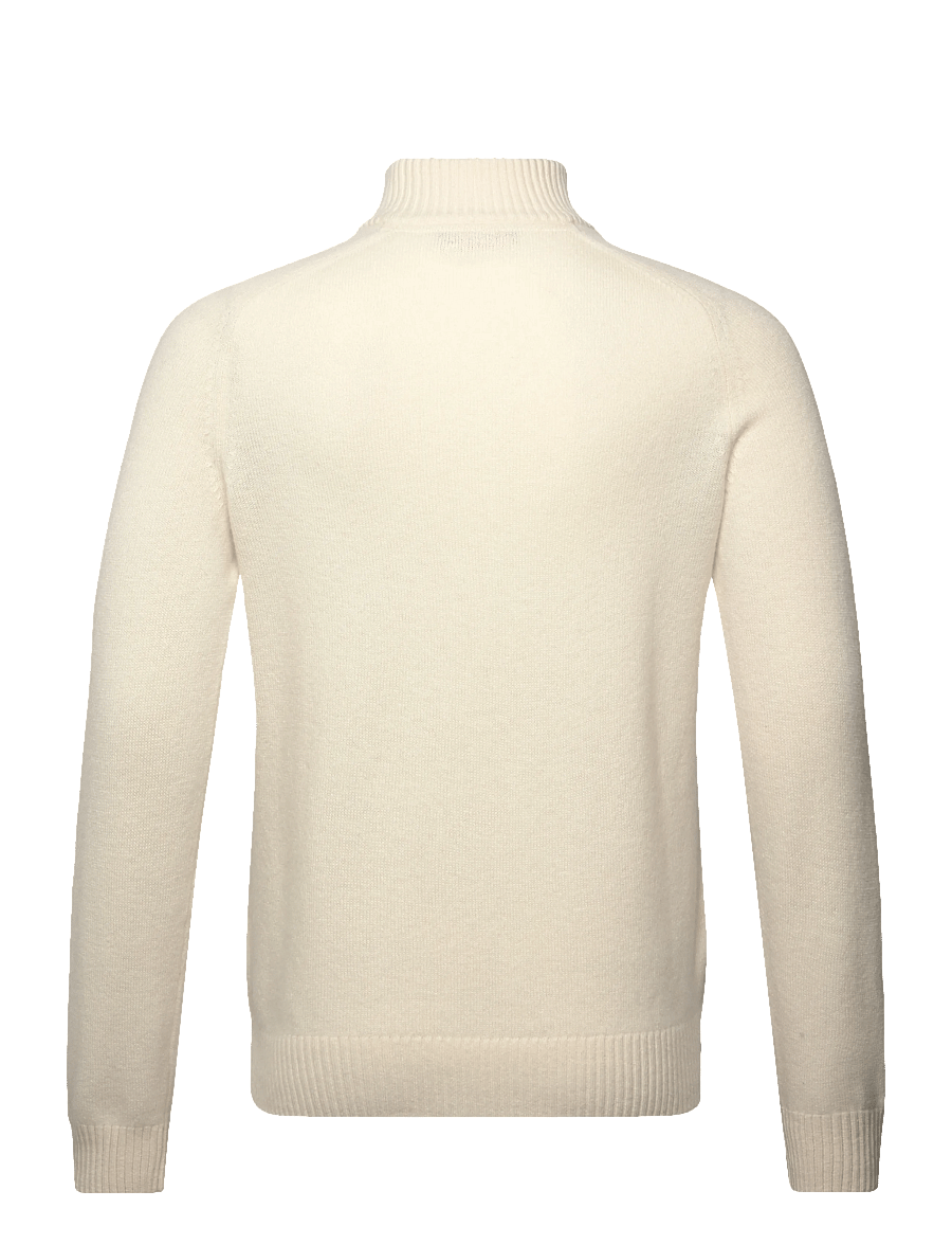 Morris - New Hertford Half Zip - pullover mit halbem reißverschluss - off white - 2