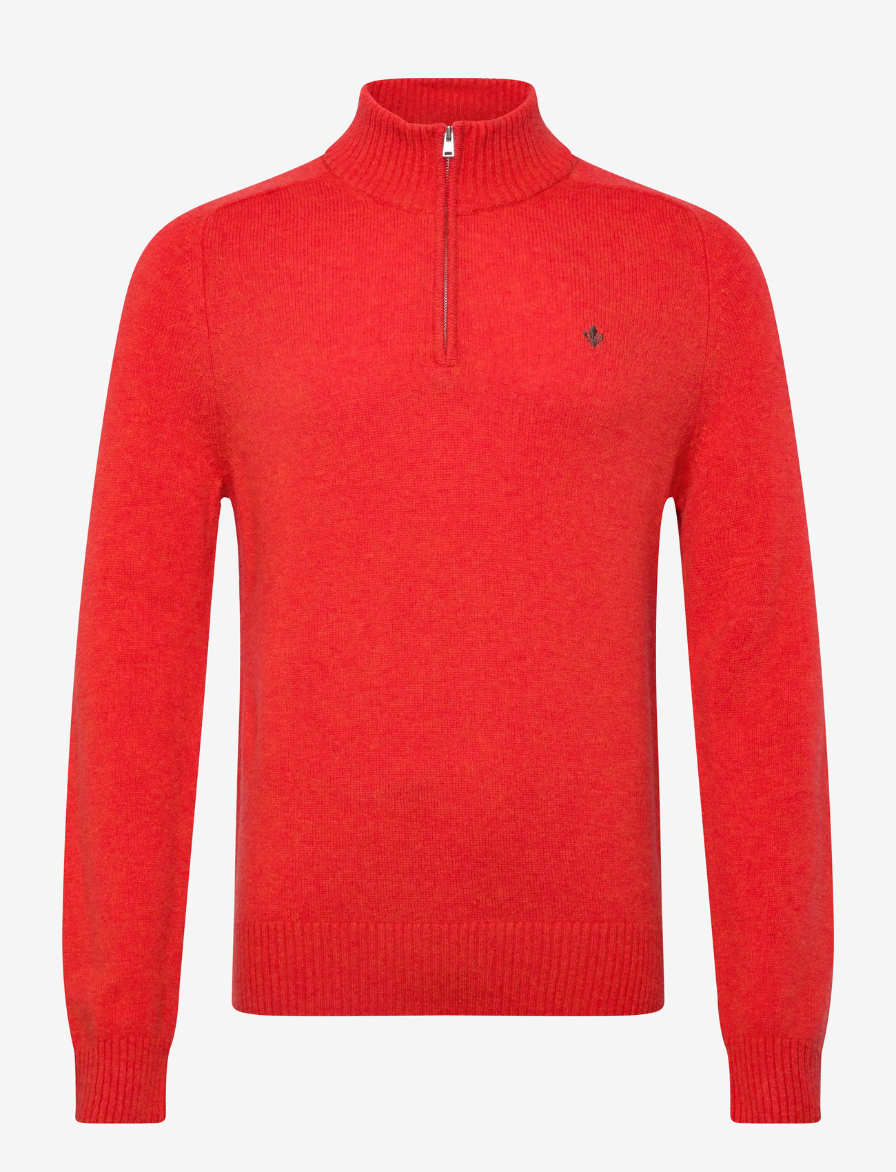 Morris - New Hertford Half Zip - höstkläder - red - 0