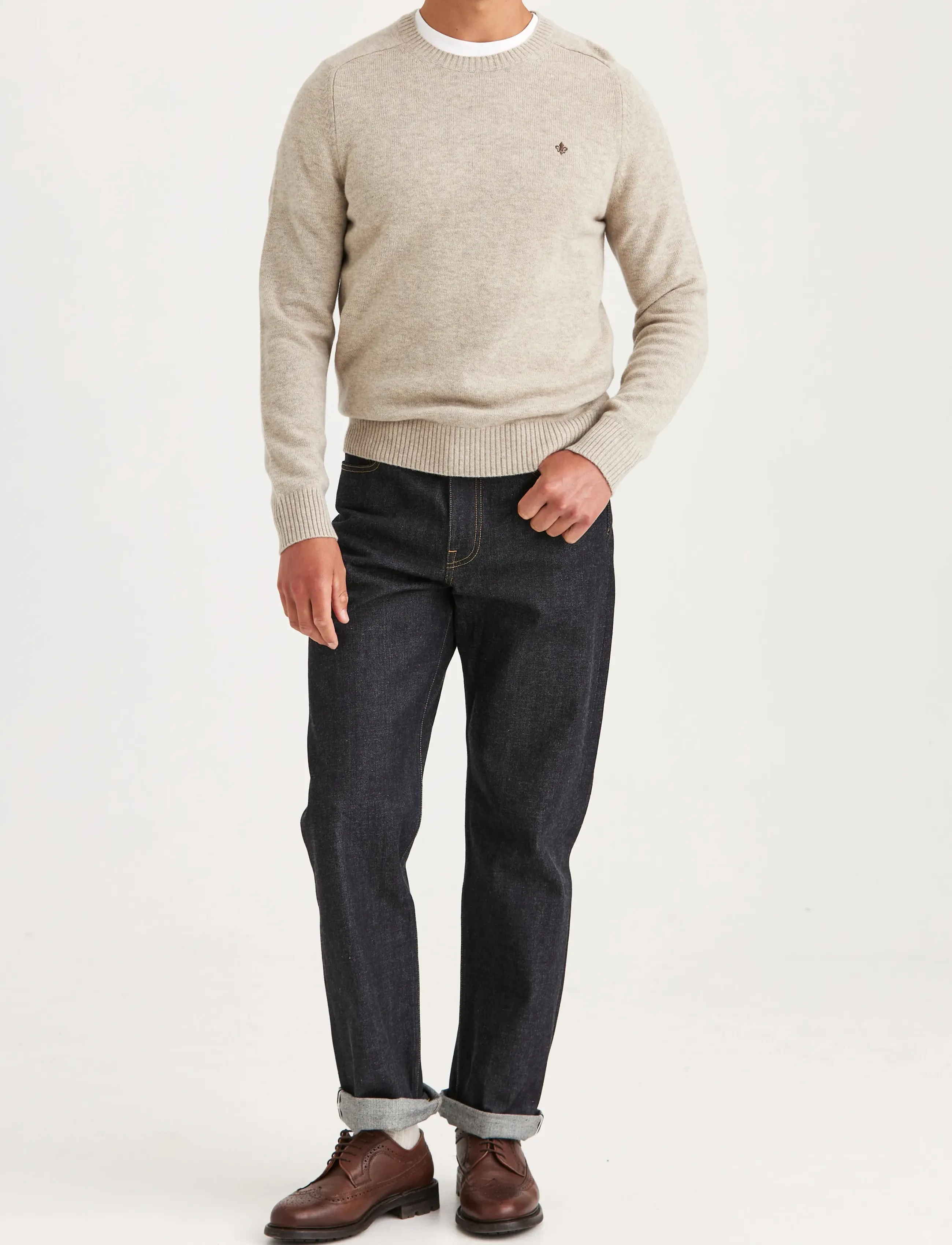 Morris - Hertford Oneck - trøjer - khaki - 3