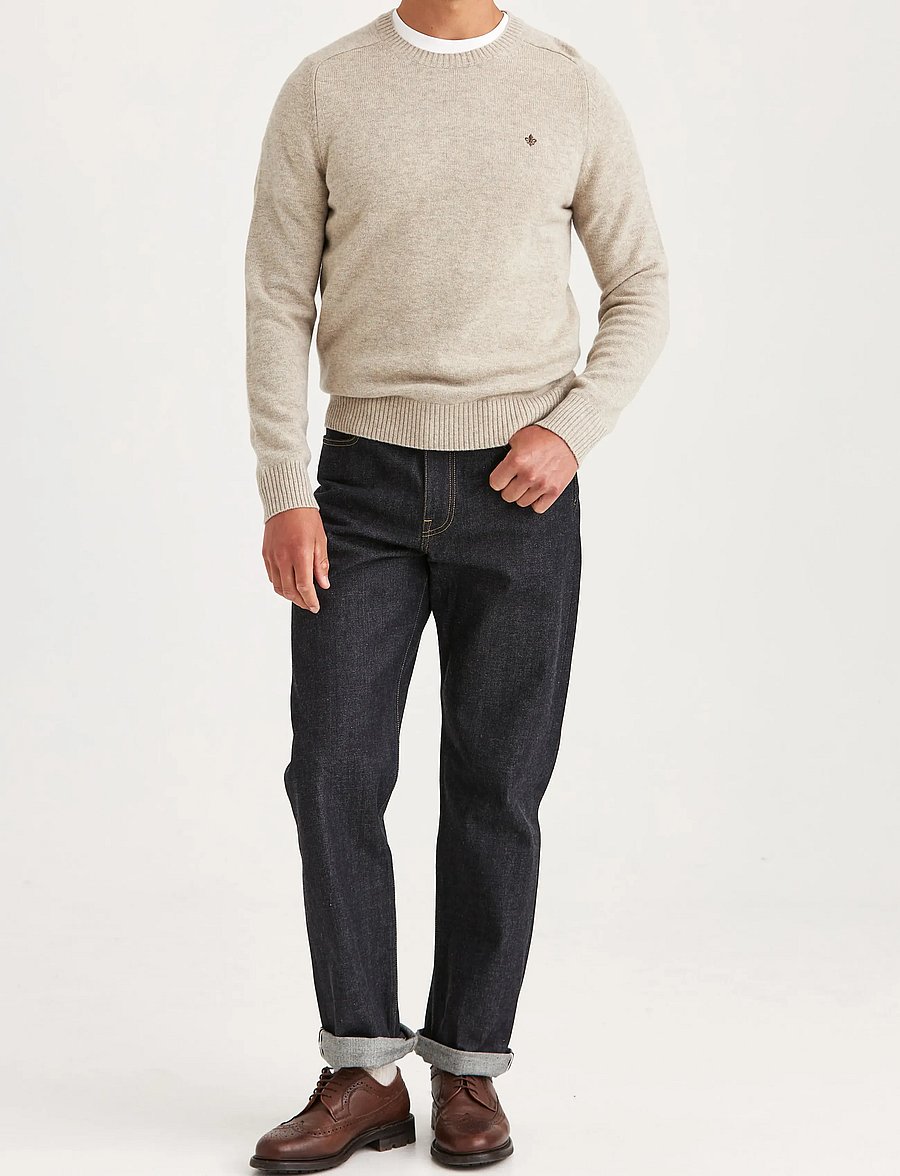 Morris - Hertford Oneck - rundhals - khaki - 3
