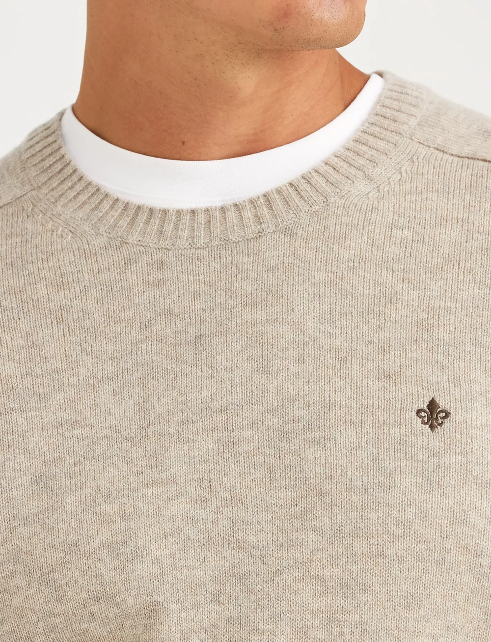 Morris - Hertford Oneck - Ümmarguse kaelusega kudumid - khaki - 5