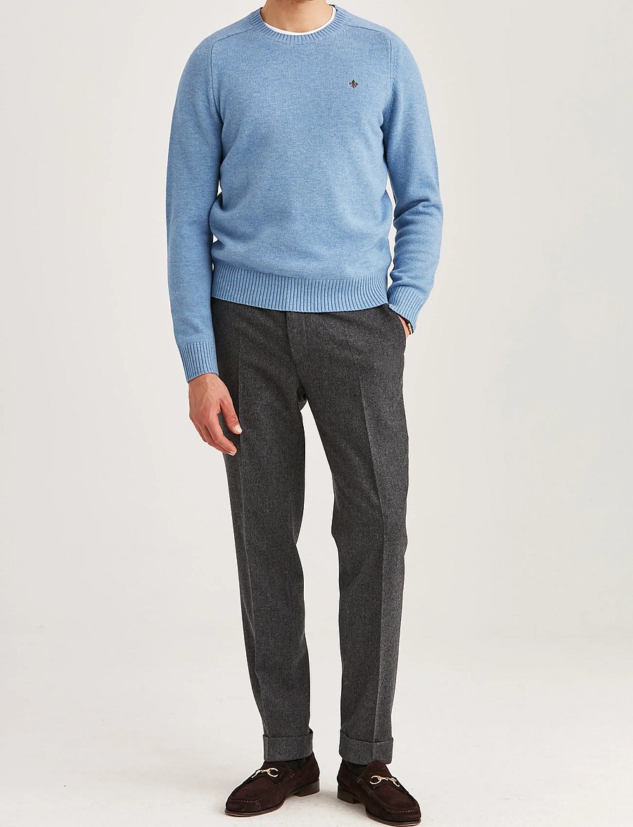 Morris - Hertford Oneck - rundhals - light blue - 3