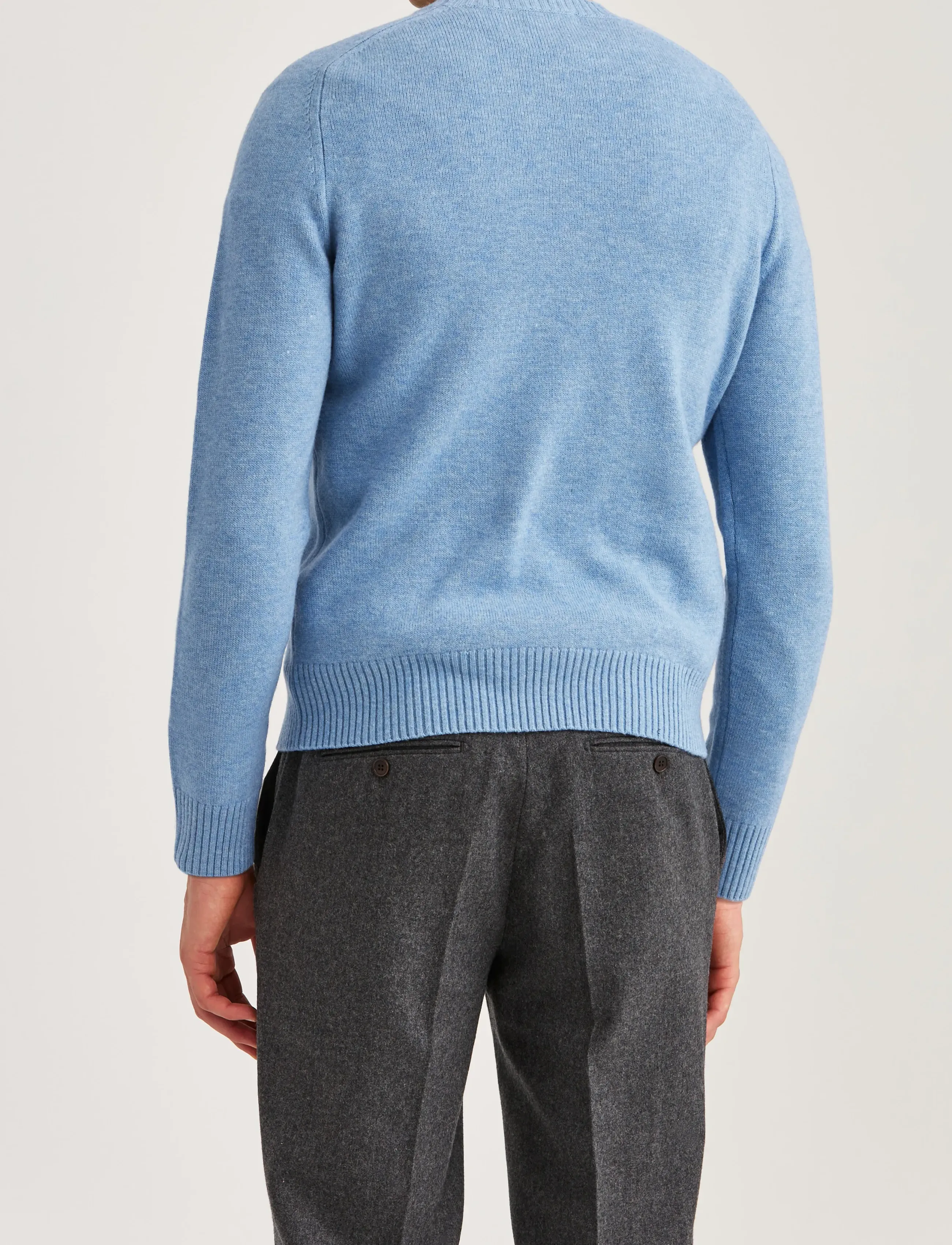 Morris - Hertford Oneck - basic-strickmode - light blue - 4