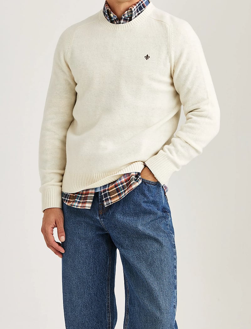 Morris - Hertford Oneck - rundhalsad - off white - 0