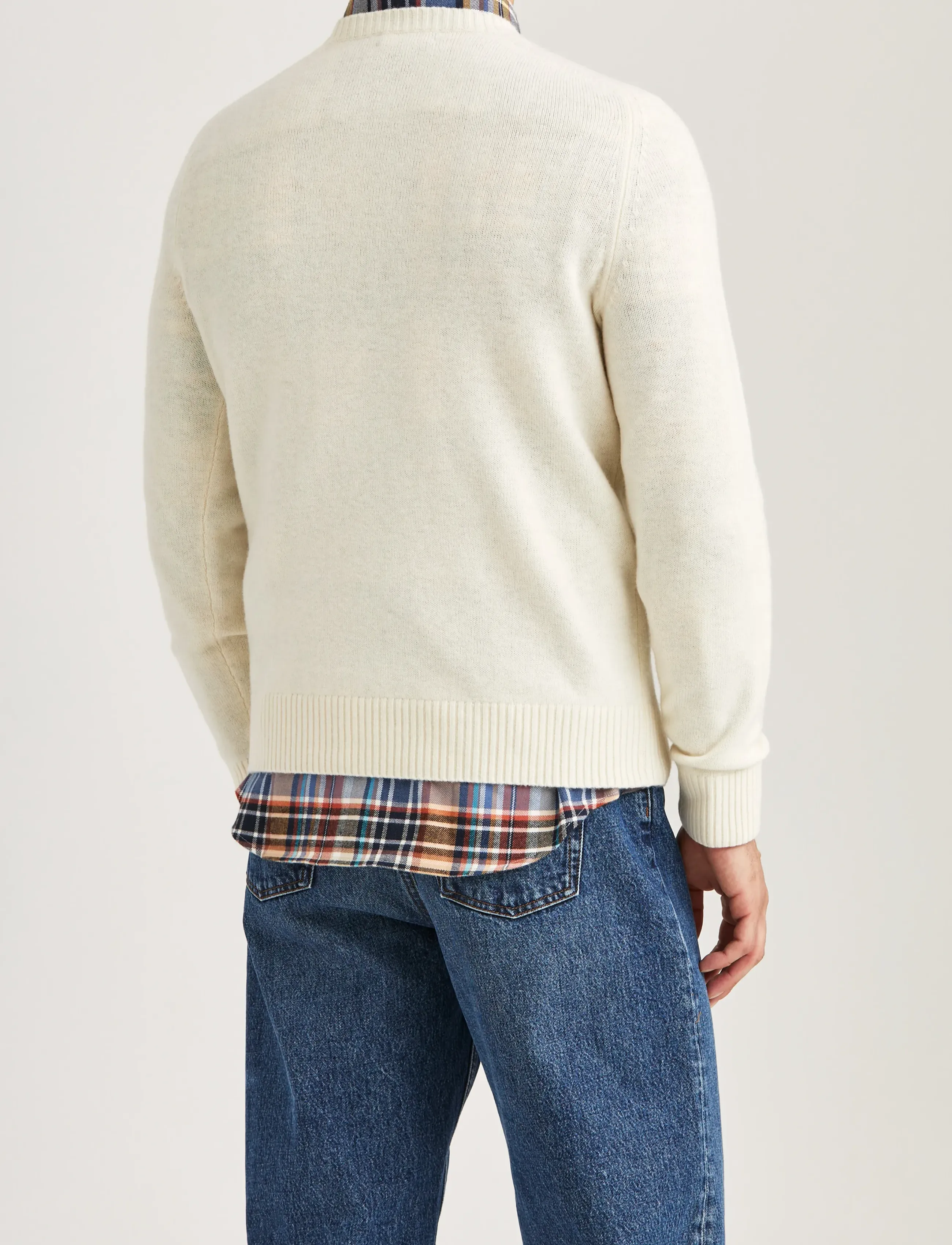 Morris - Hertford Oneck - trøjer - off white - 4
