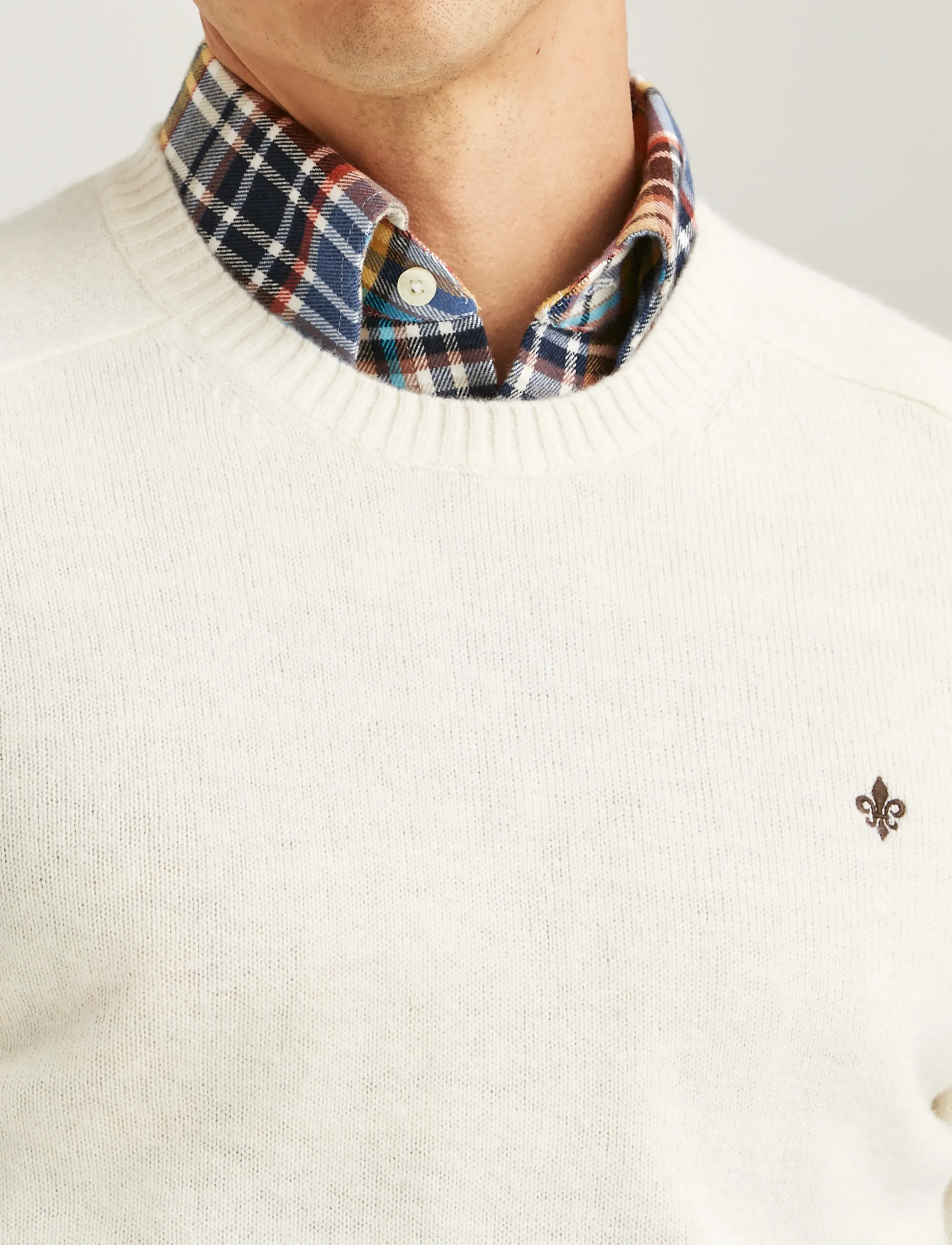 Morris - Hertford Oneck - trøjer - off white - 5