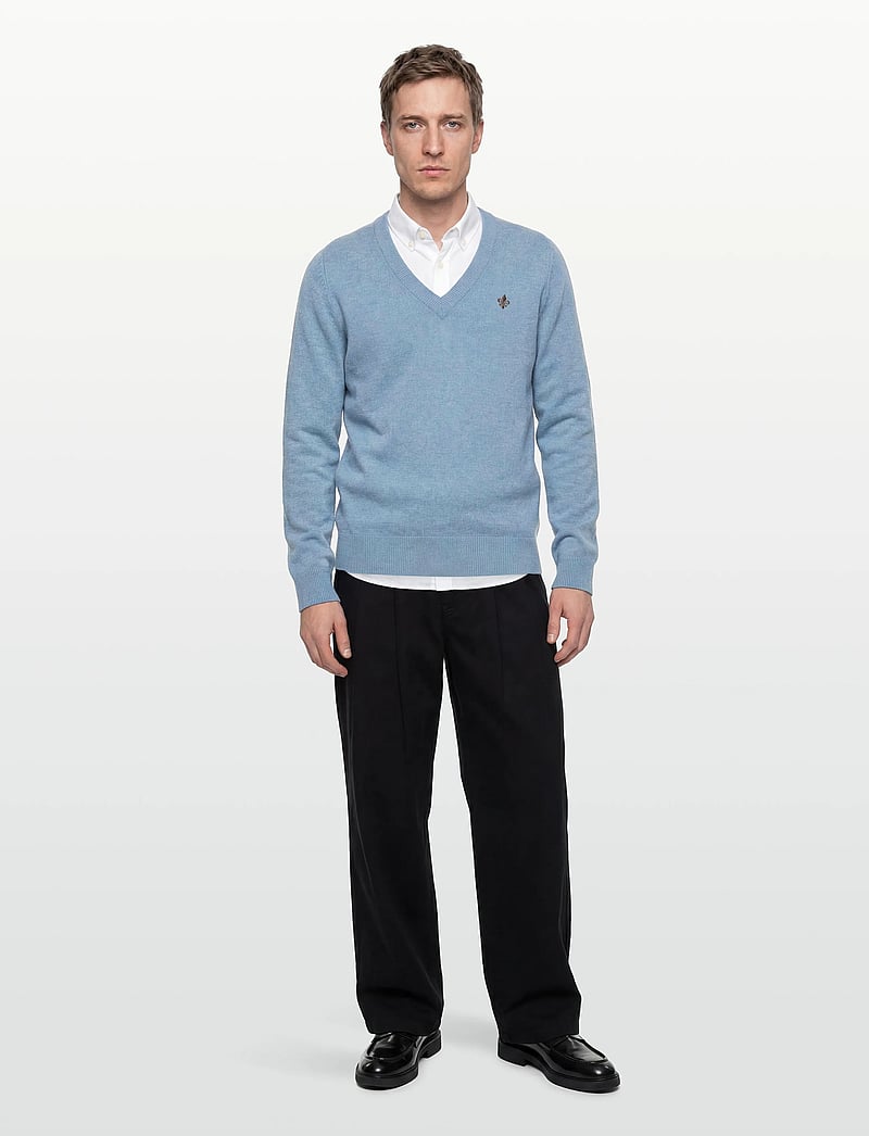Morris - Hertford Vneck - v-hals - light blue - 0