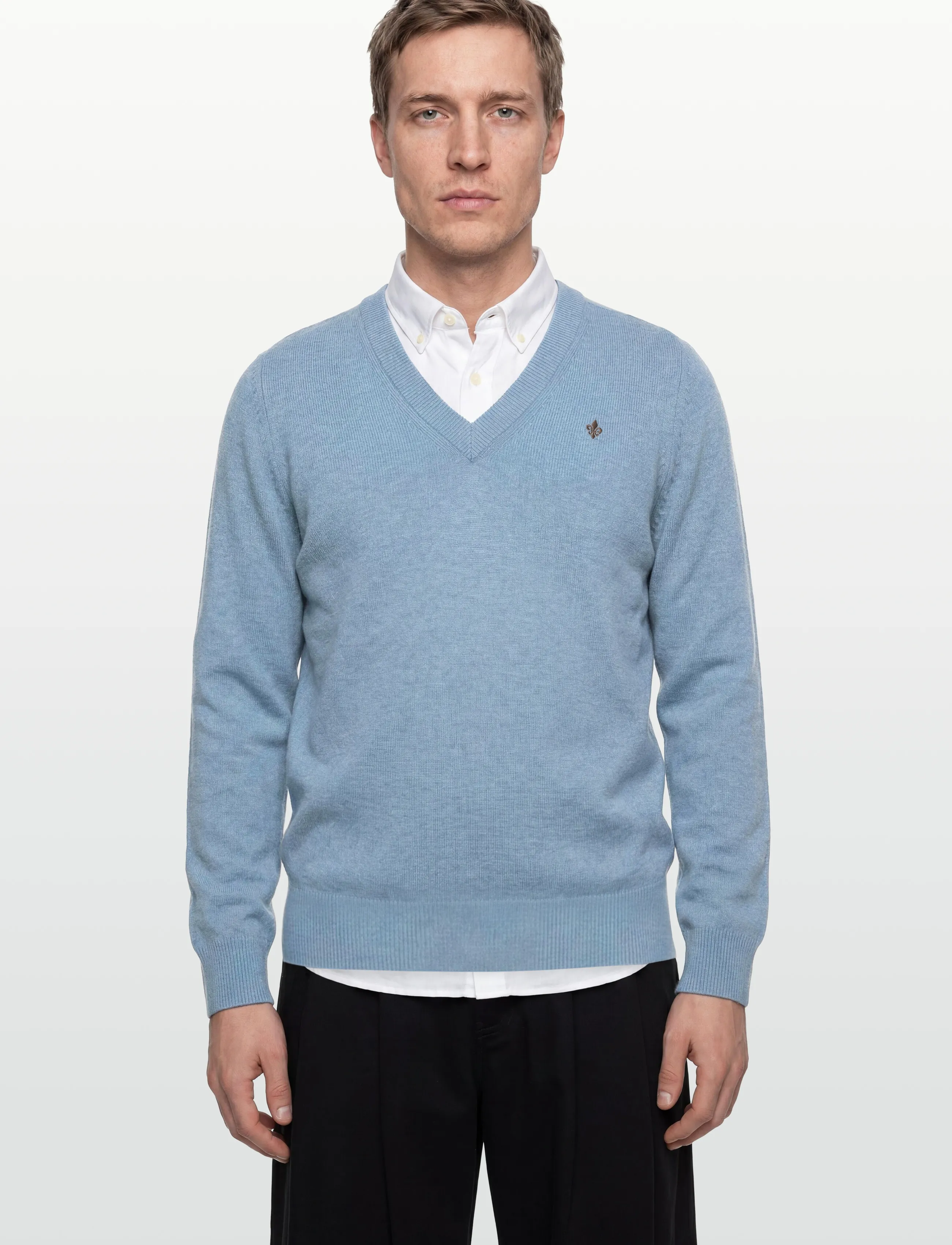 Morris Hertford Vneck stickade tröjor herr – bild 2