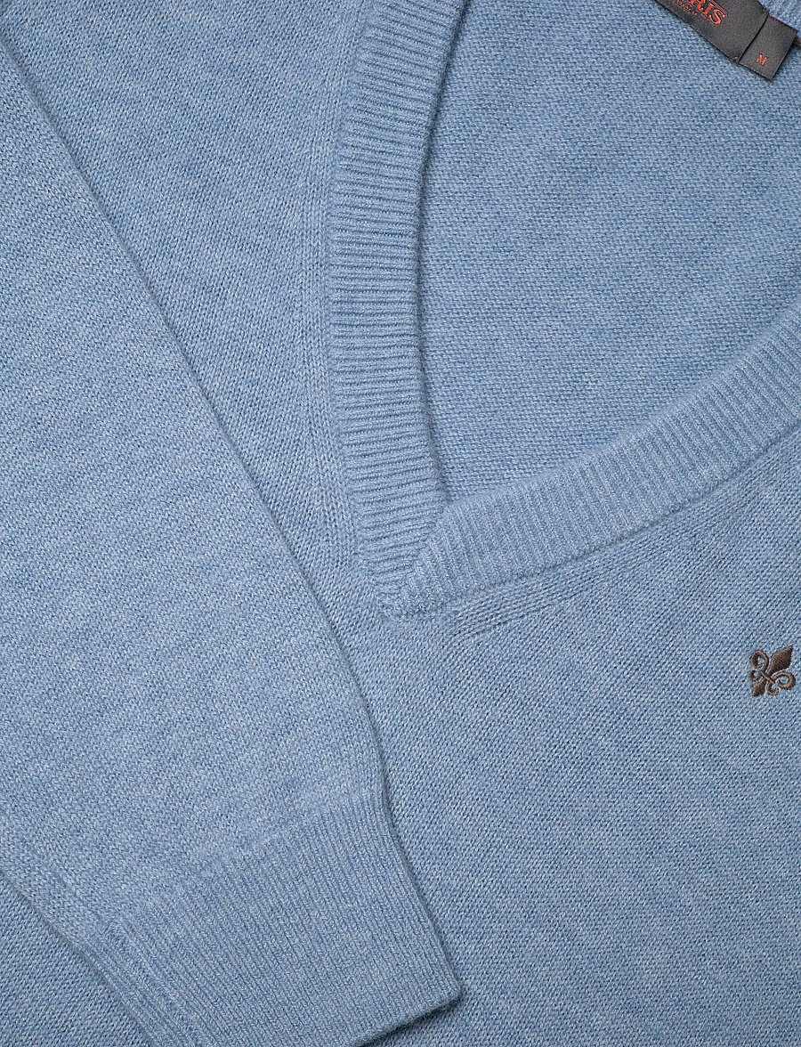 Morris - Hertford Vneck - v-ringat - light blue - 5