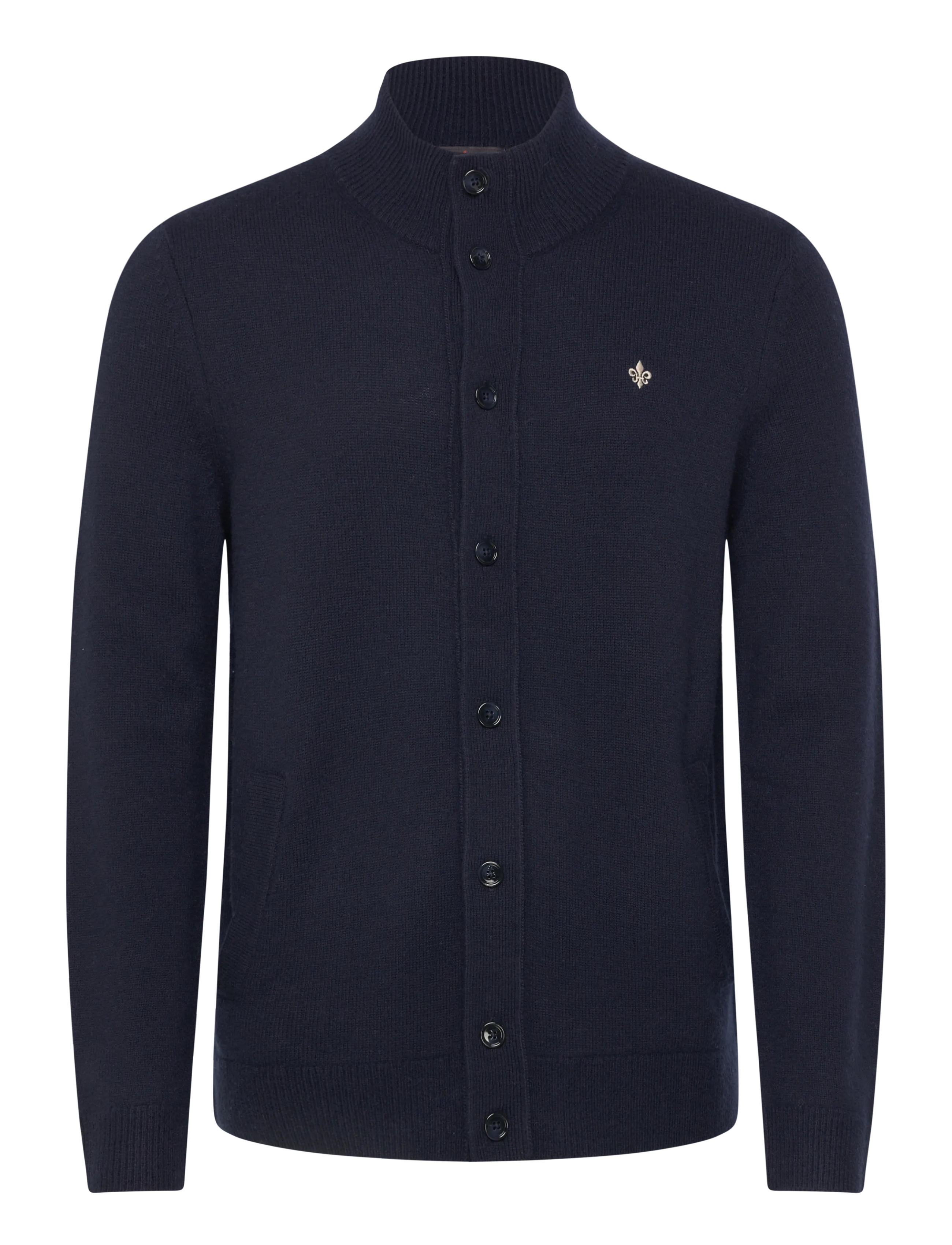Morris Hertford Button Cardigan - Cardigans - NAVY / navy
