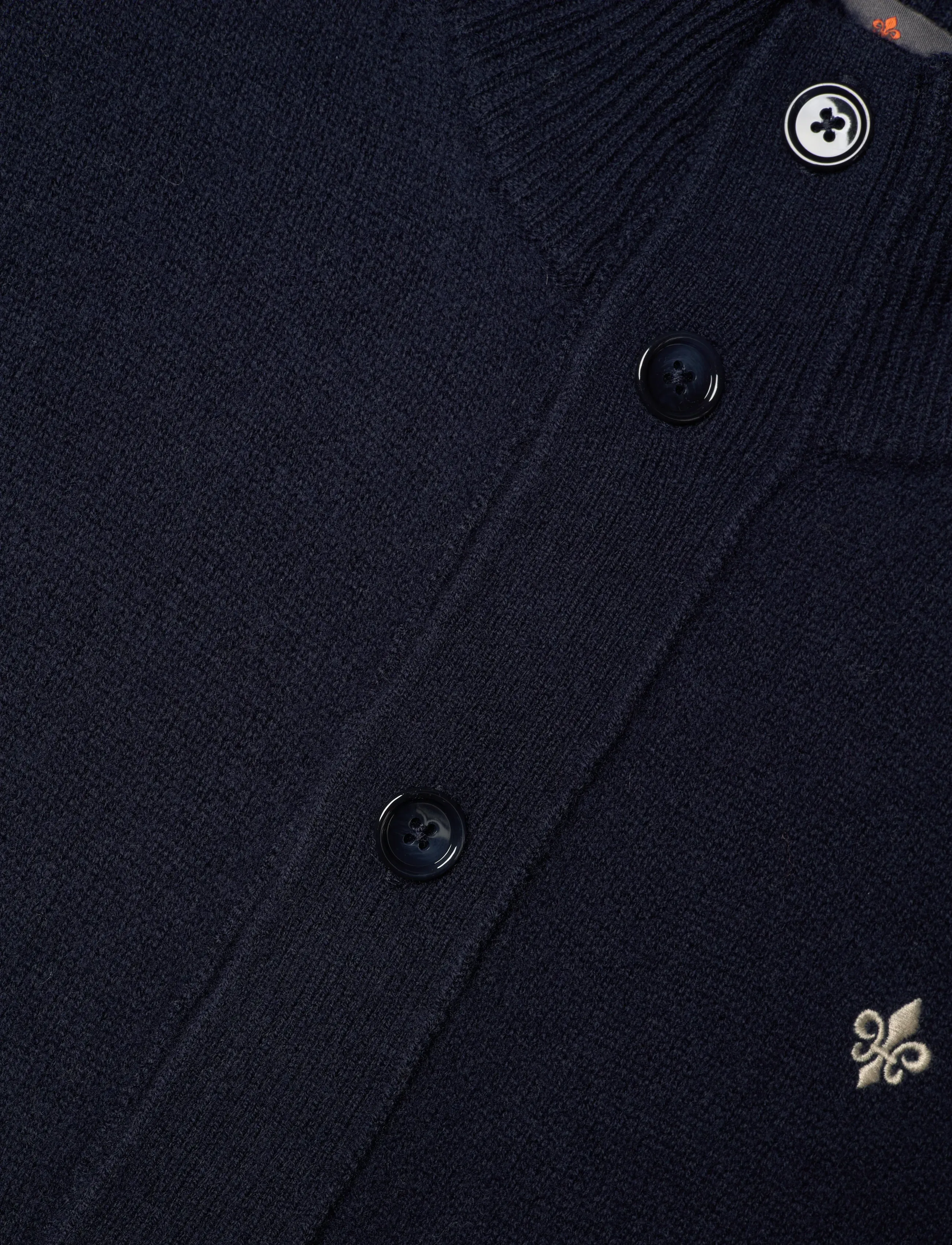 Morris - Hertford Button Cardigan - navy - 5