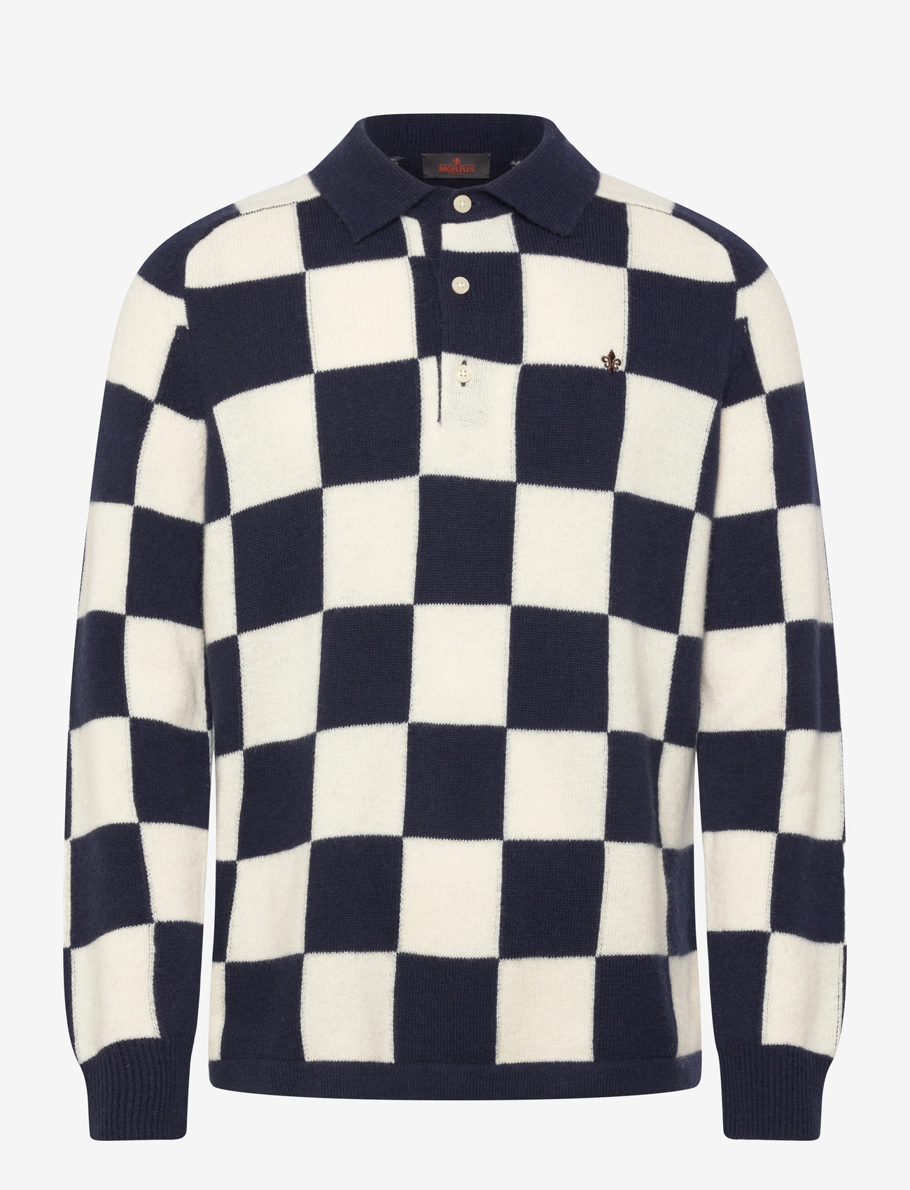 Morris - Graham Knitted Rugger - pikkade varrukatega kootud polosärgid - navy - 0