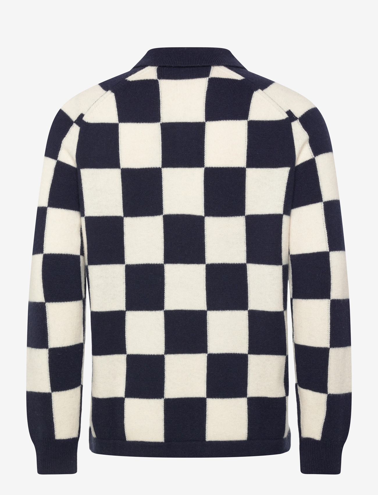 Morris - Graham Knitted Rugger - pikkade varrukatega kootud polosärgid - navy - 1