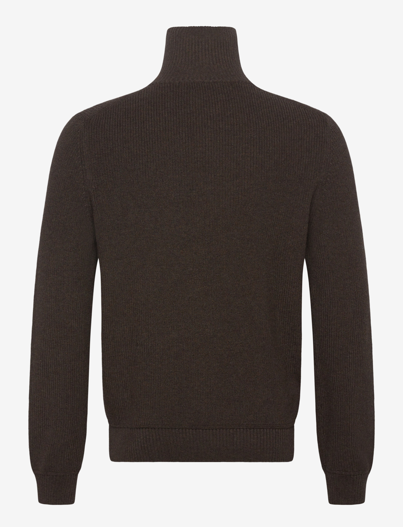 Morris - Bernard Zip Cardigan - pullover mit durchgehendem reißverschluss - brown - 1