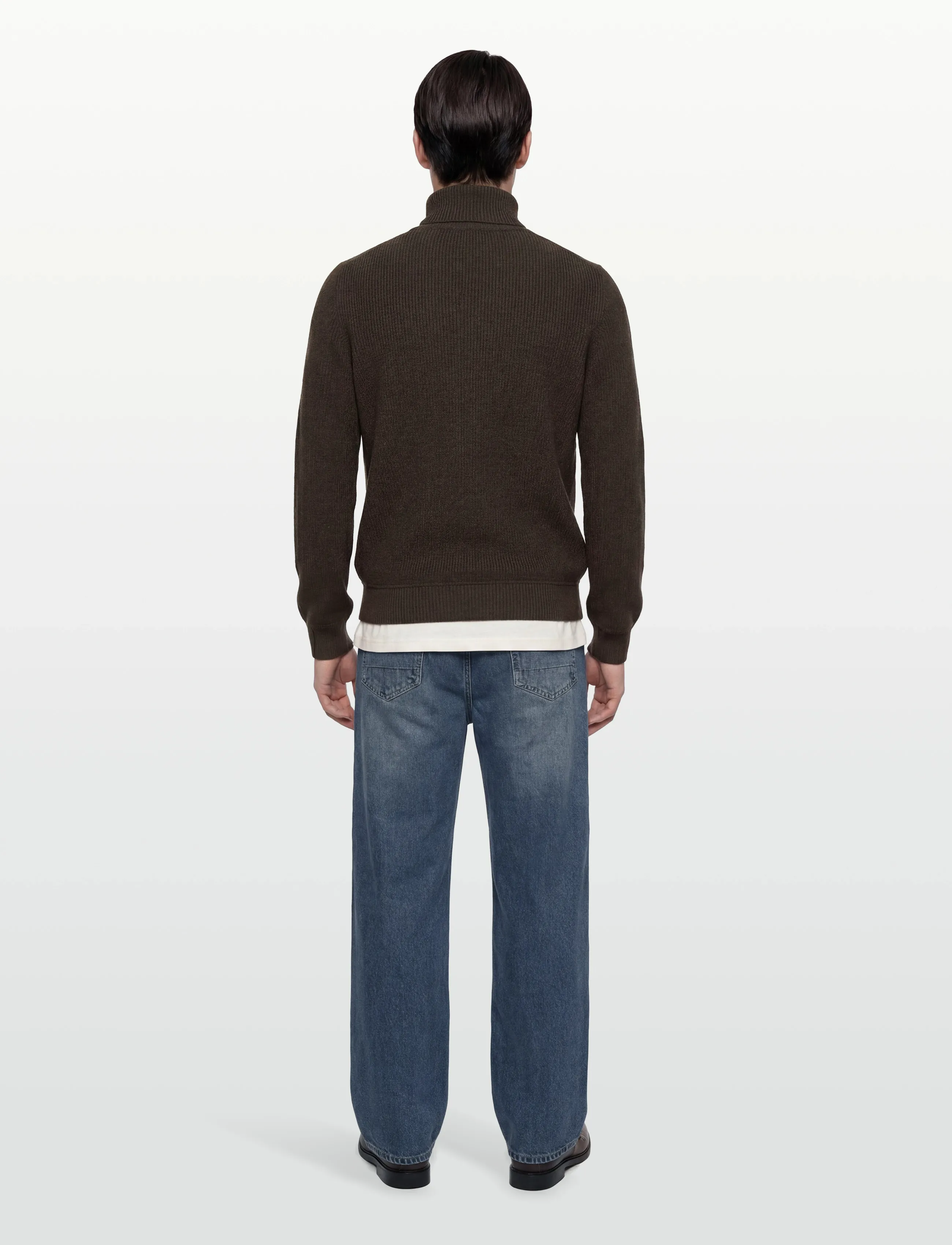 Morris - Bernard Zip Cardigan - brown - 4