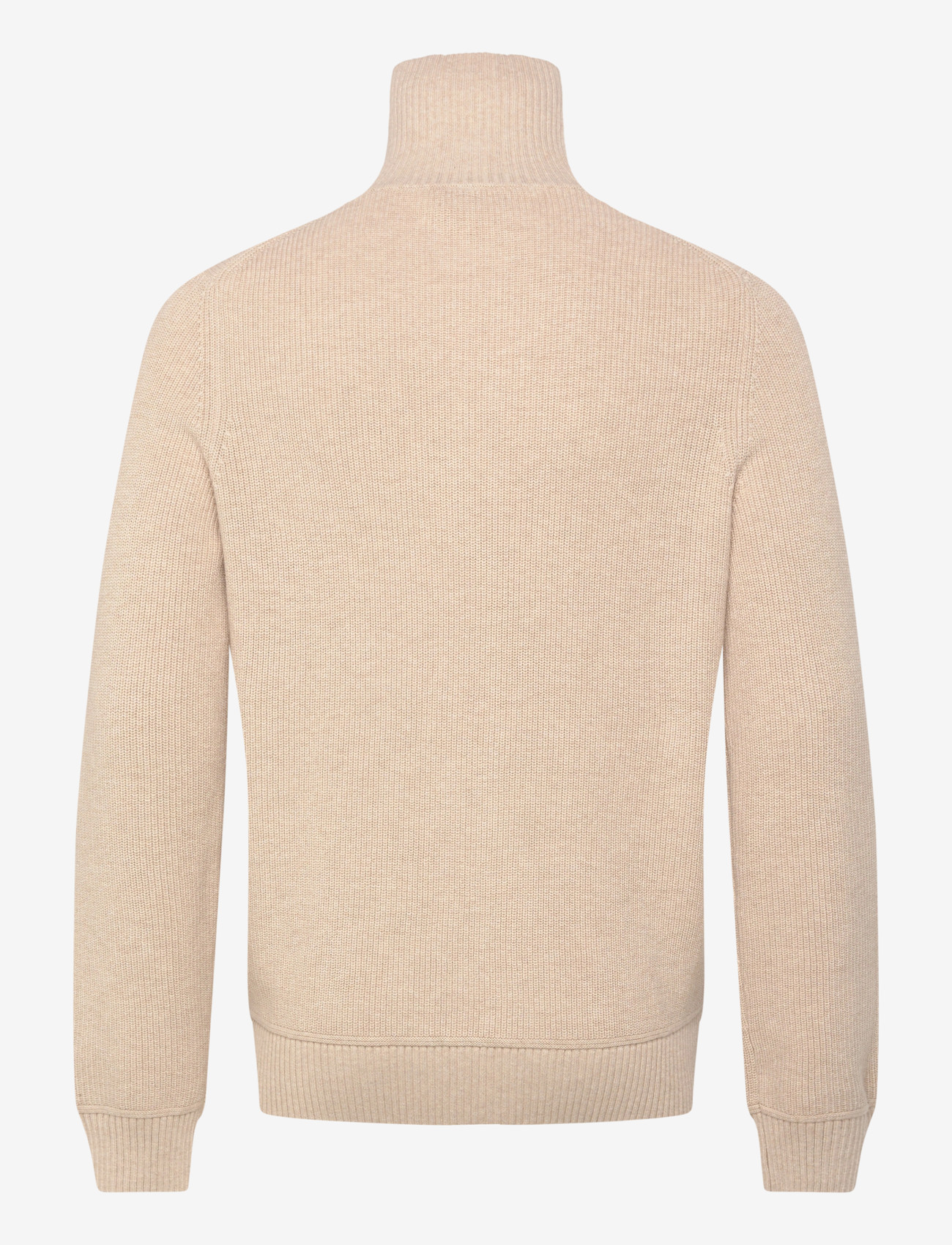 Morris - Bernard Zip Cardigan - cardigans - khaki - 1