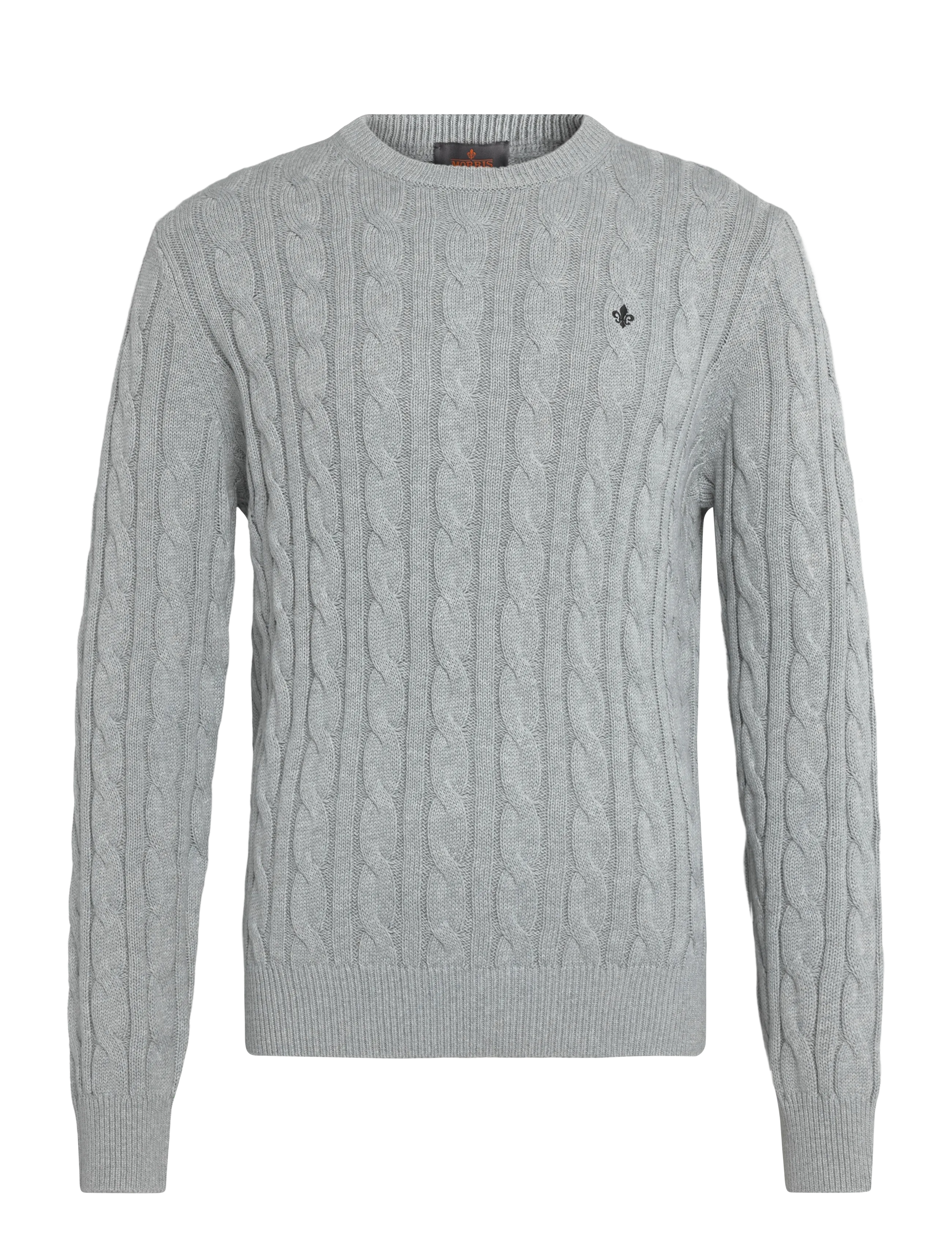 Morris Nathan Cable Oneck - Morris Stockholm - GREY / grey