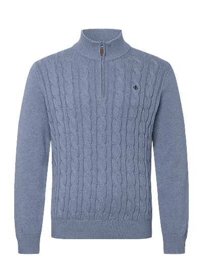 Nathan Cable Half Zip - Half Zip-TrøJer