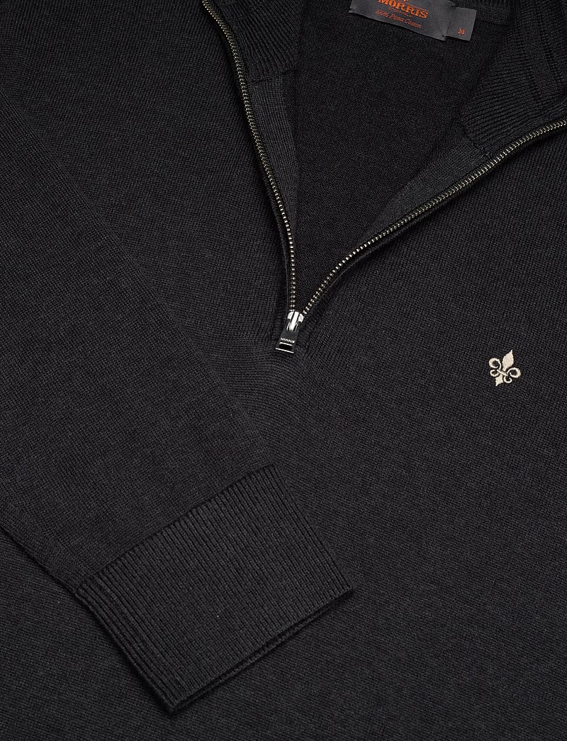 Morris - Brian Half Zip - pullover mit halbem reißverschluss - grey - 2