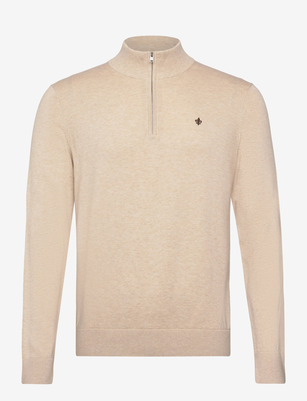 Morris - Brian Half Zip - efterårstøj - khaki - 0