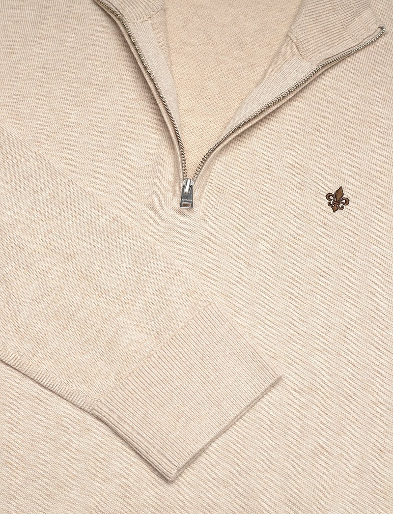 Morris - Brian Half Zip - pullover mit halbem reißverschluss - khaki - 2