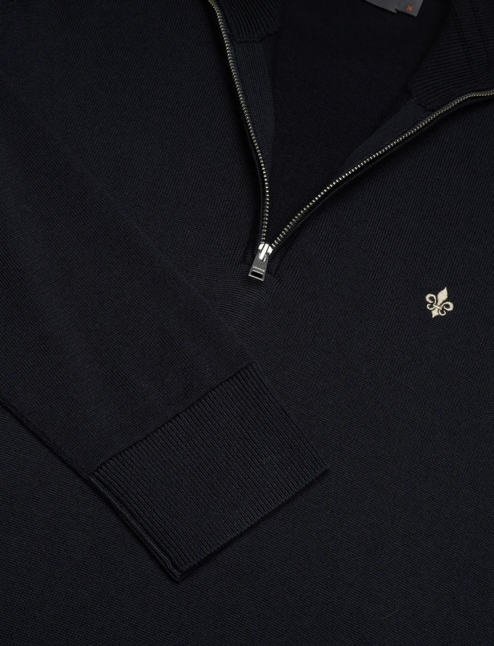 Morris - Brian Half Zip - tõmblukk-kaelusega džemprid - old blue - 2