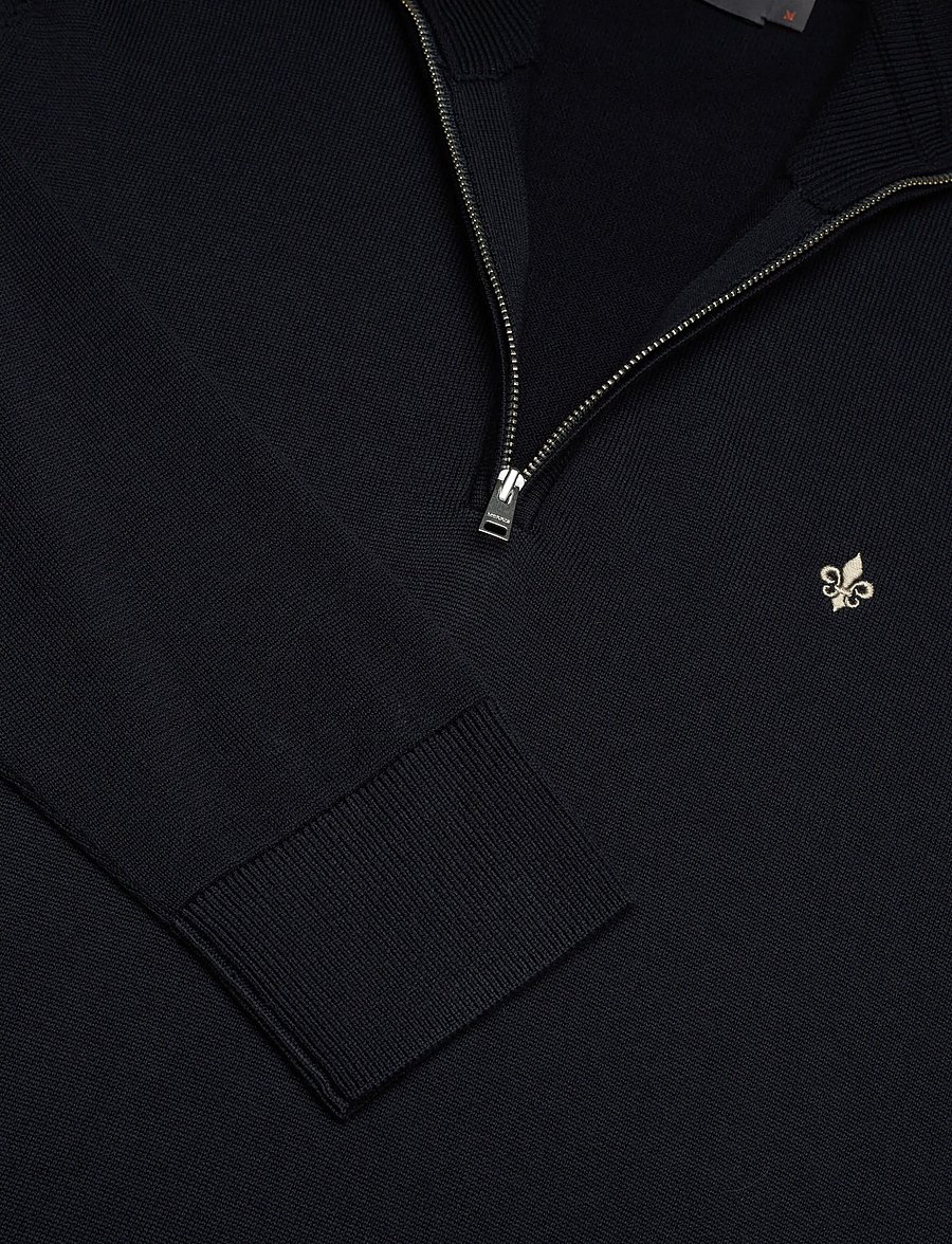 Morris - Brian Half Zip - half zip-tröjor - old blue - 2