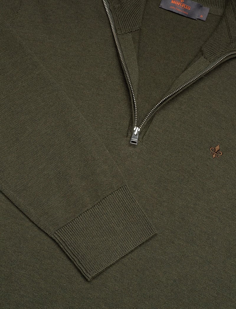 Morris - Brian Half Zip - half zip-tröjor - olive - 2