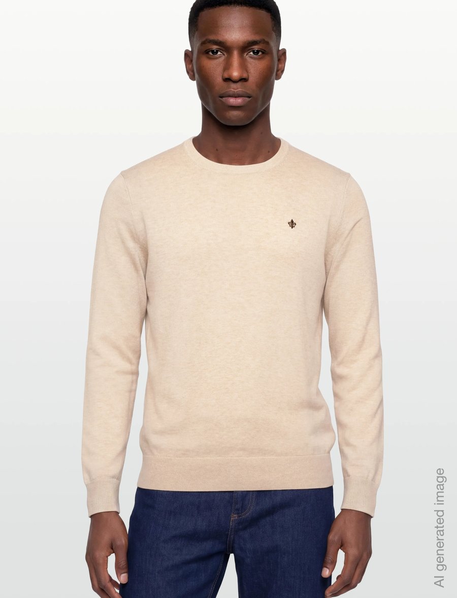 Morris - Brian Oneck - rund hals - khaki - 3