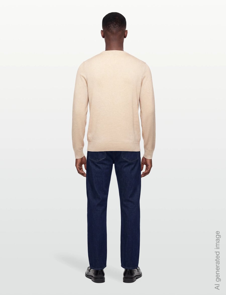 Morris - Brian Oneck - rund hals - khaki - 4