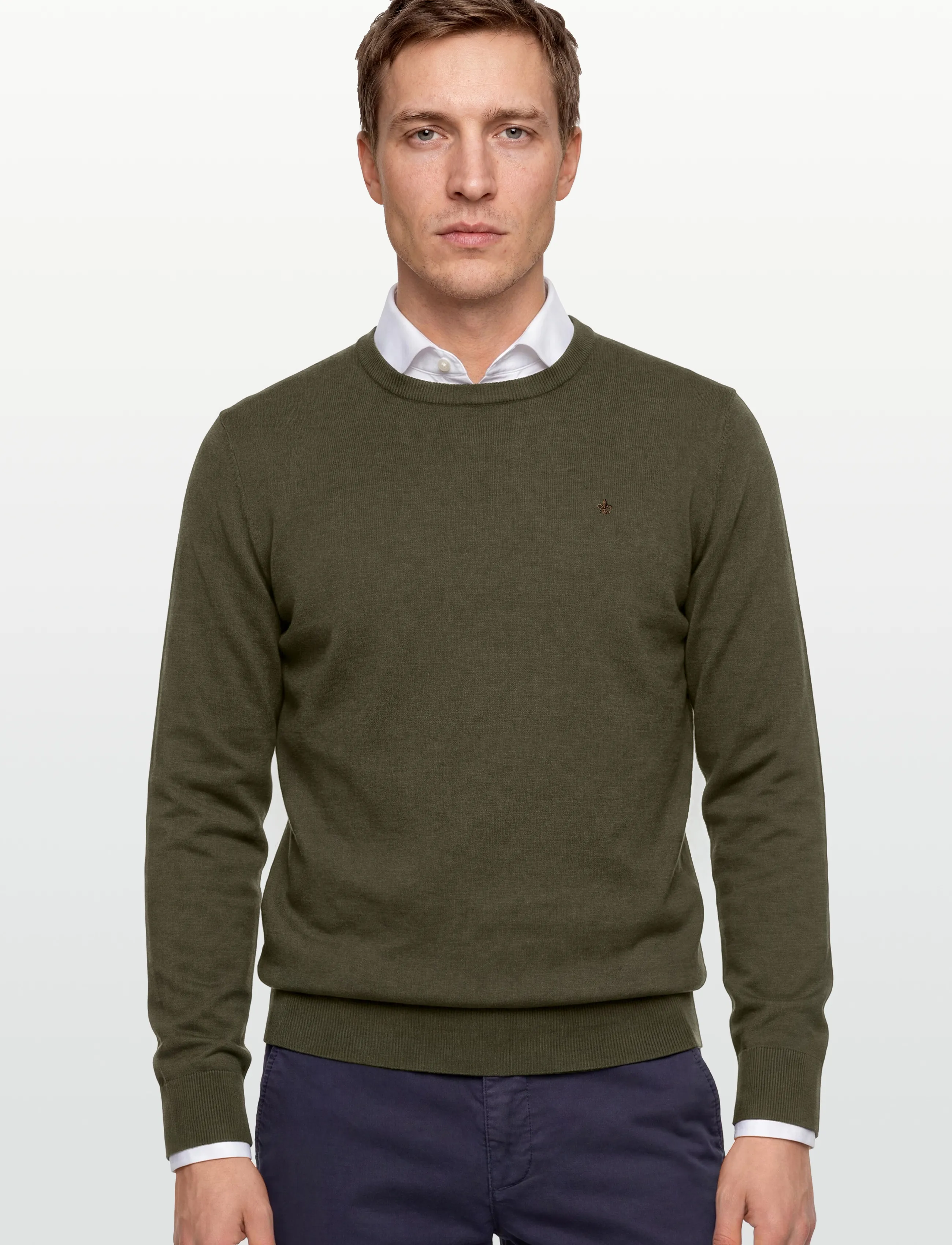 Morris - Brian Oneck - rundhalsad - olive - 3