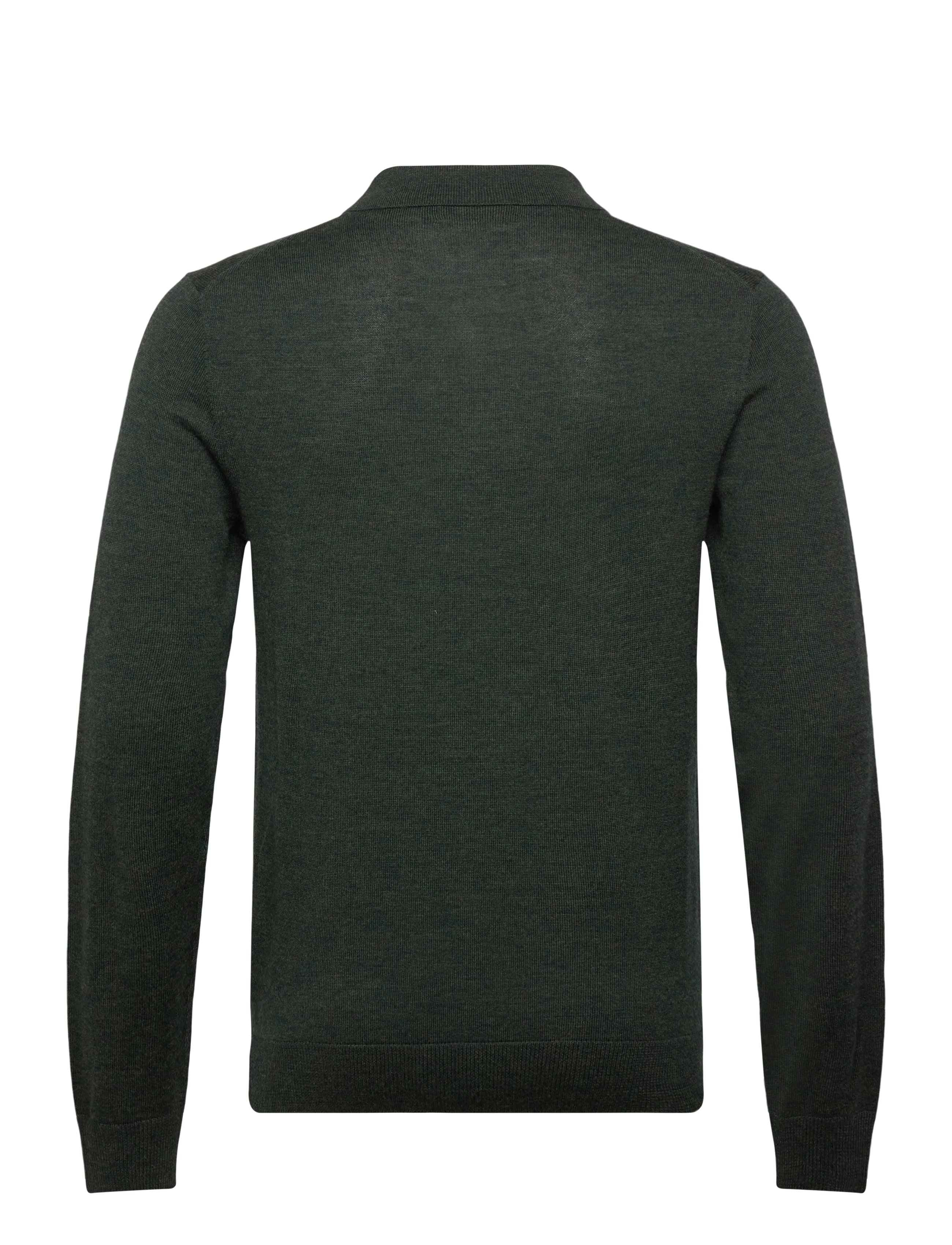 Morris - Merino Polo Knit - polostrik - olive - 1