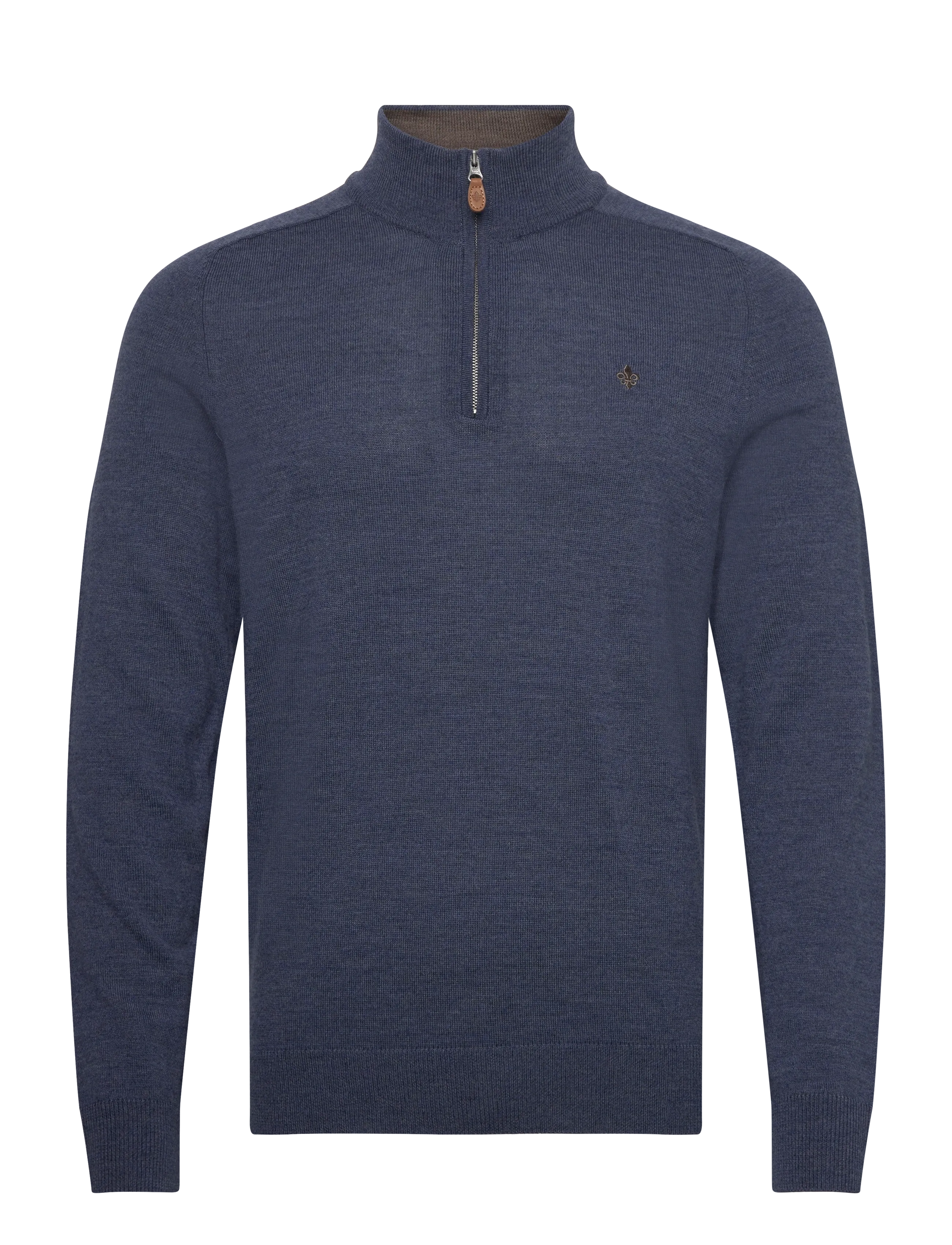 Morris Merino John Zip - Kläder - BLUE / navy