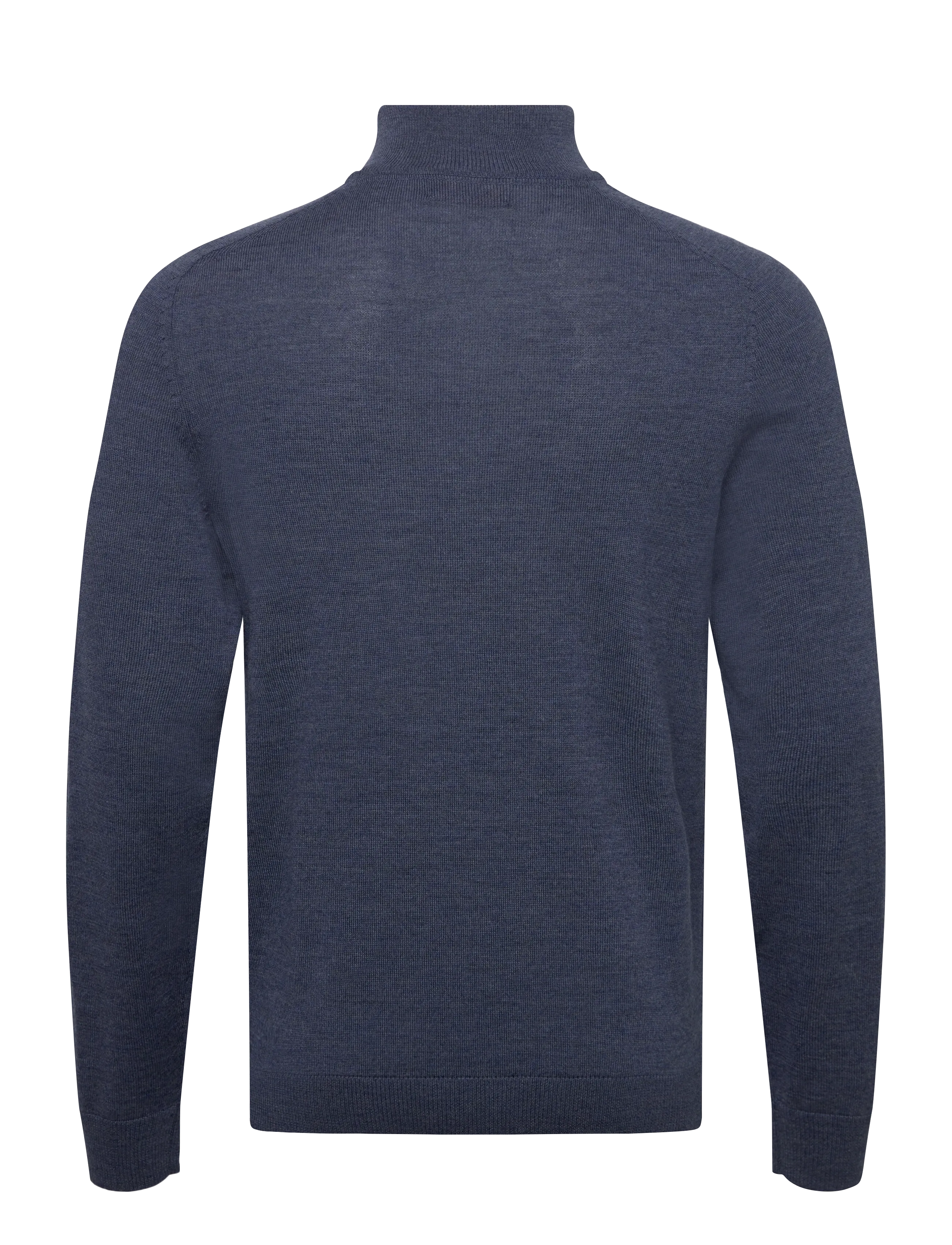 Morris - Merino John Zip - tõmblukk-kaelusega džemprid - blue - 2