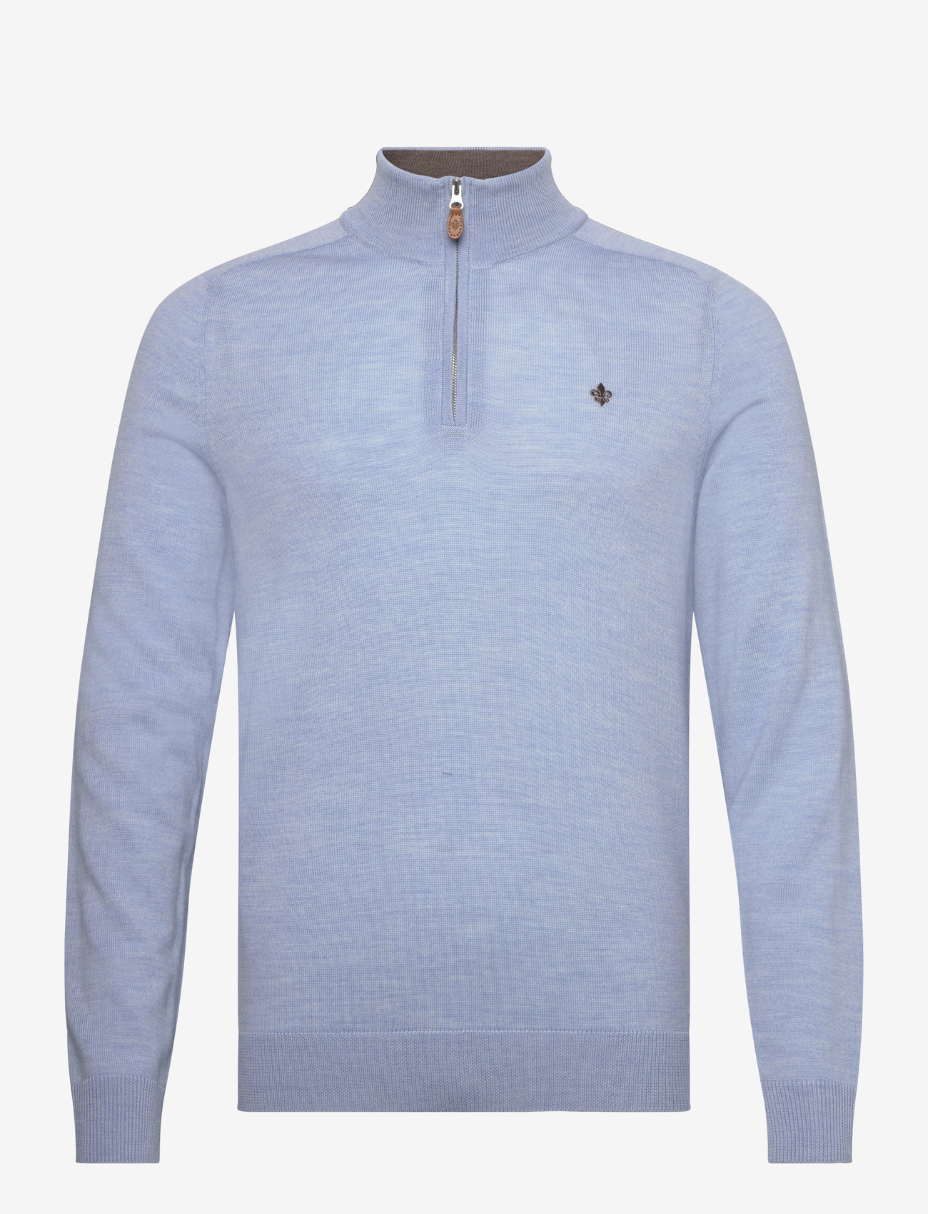 Morris - Merino John Zip - half zip-tröjor - light blue - 1