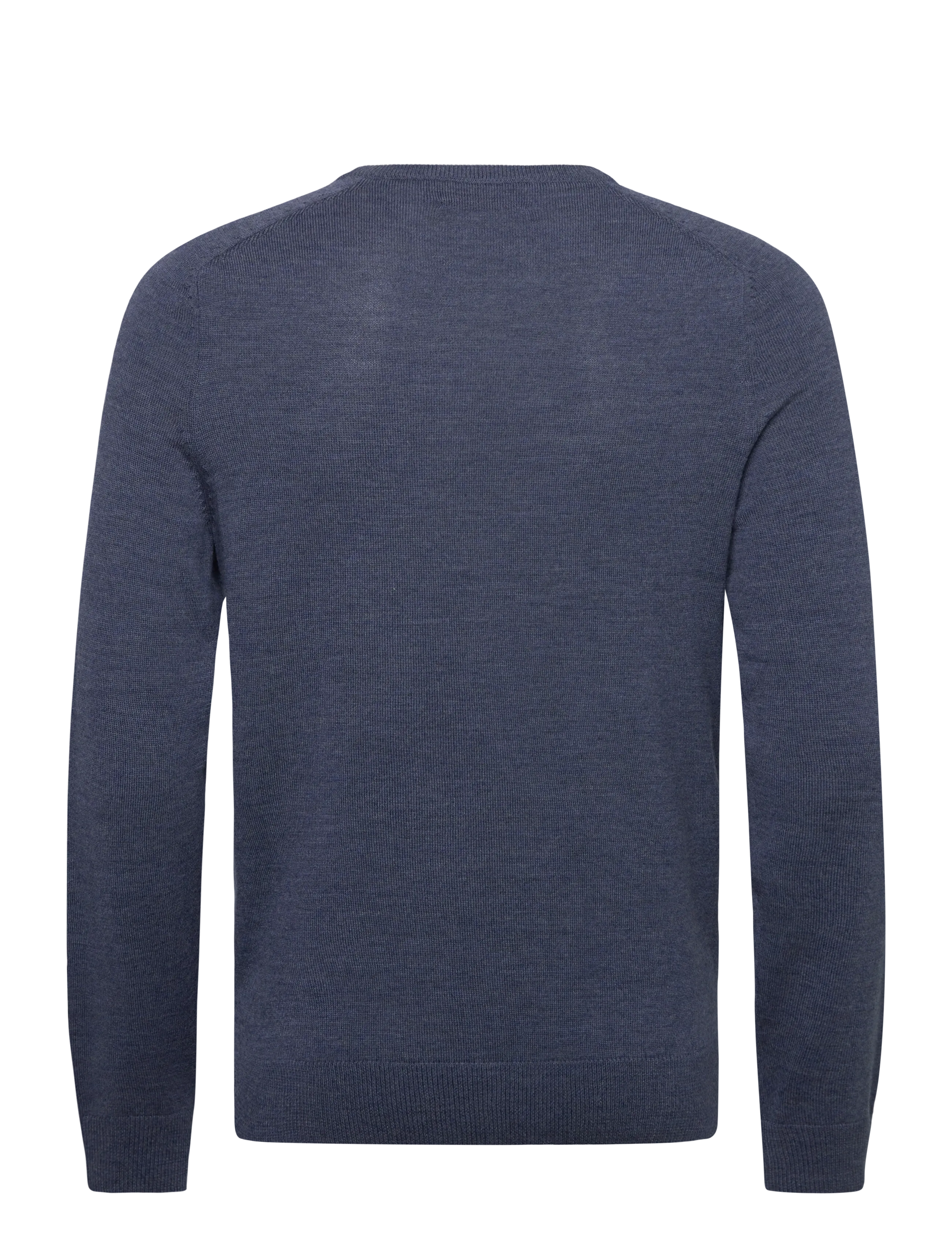 Morris - Merino Oneck - rund hals - blue - 2