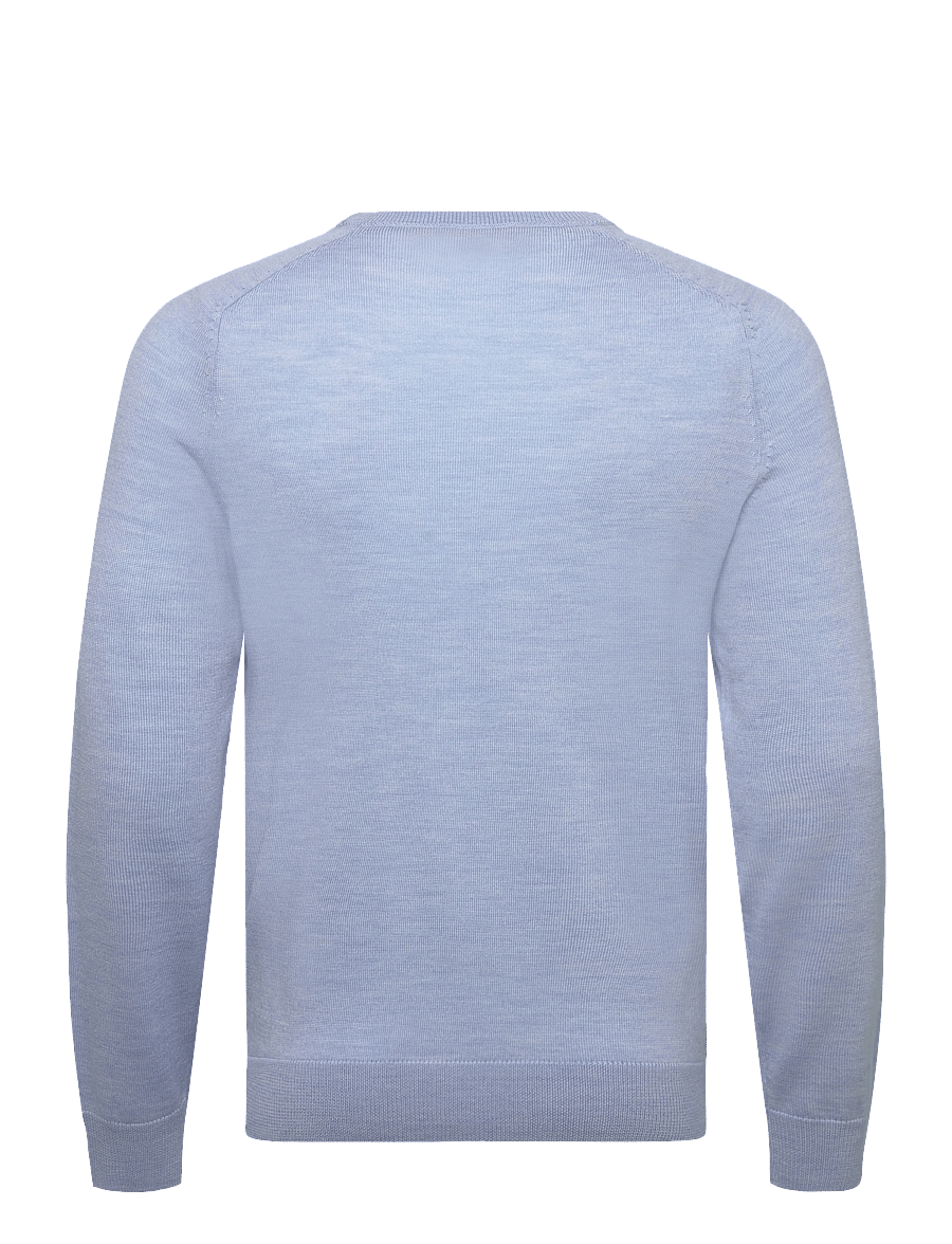 Morris - Merino Oneck - Ümara kaelusega - light blue - 2