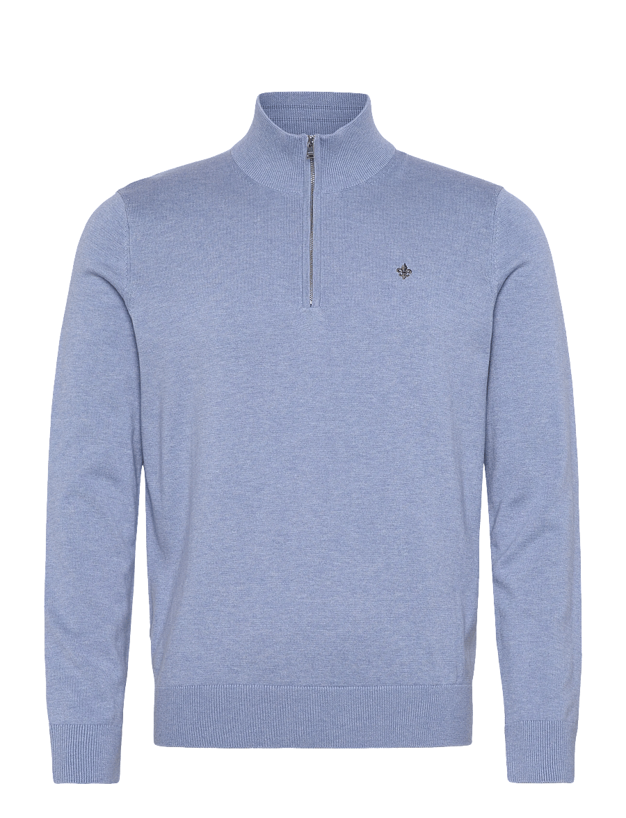 Morris - Riley Half Zip - half zip-tröjor - blue - 1