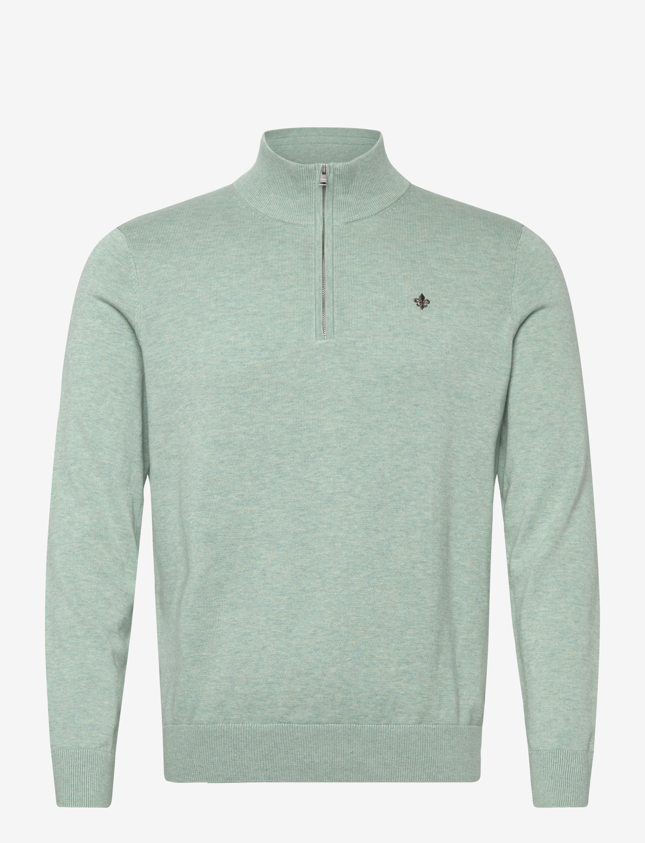 Morris - Riley Half Zip - halfzip strik - green - 1